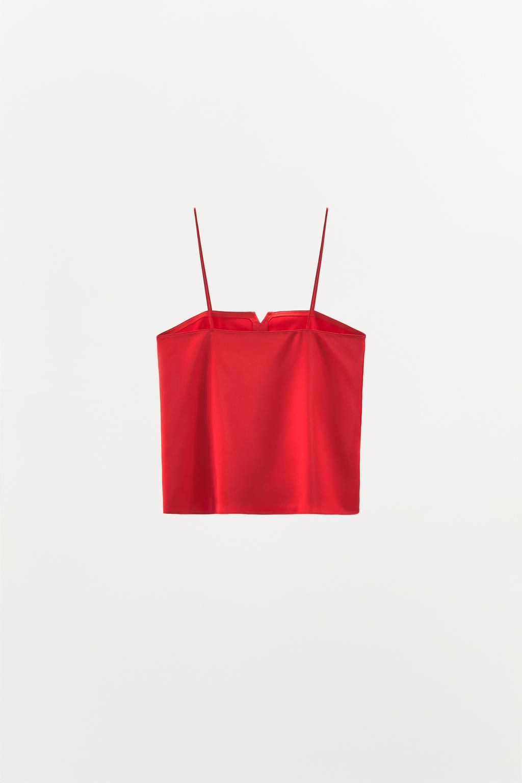 SATIN CAMISOLE TOP - Zara фото 6