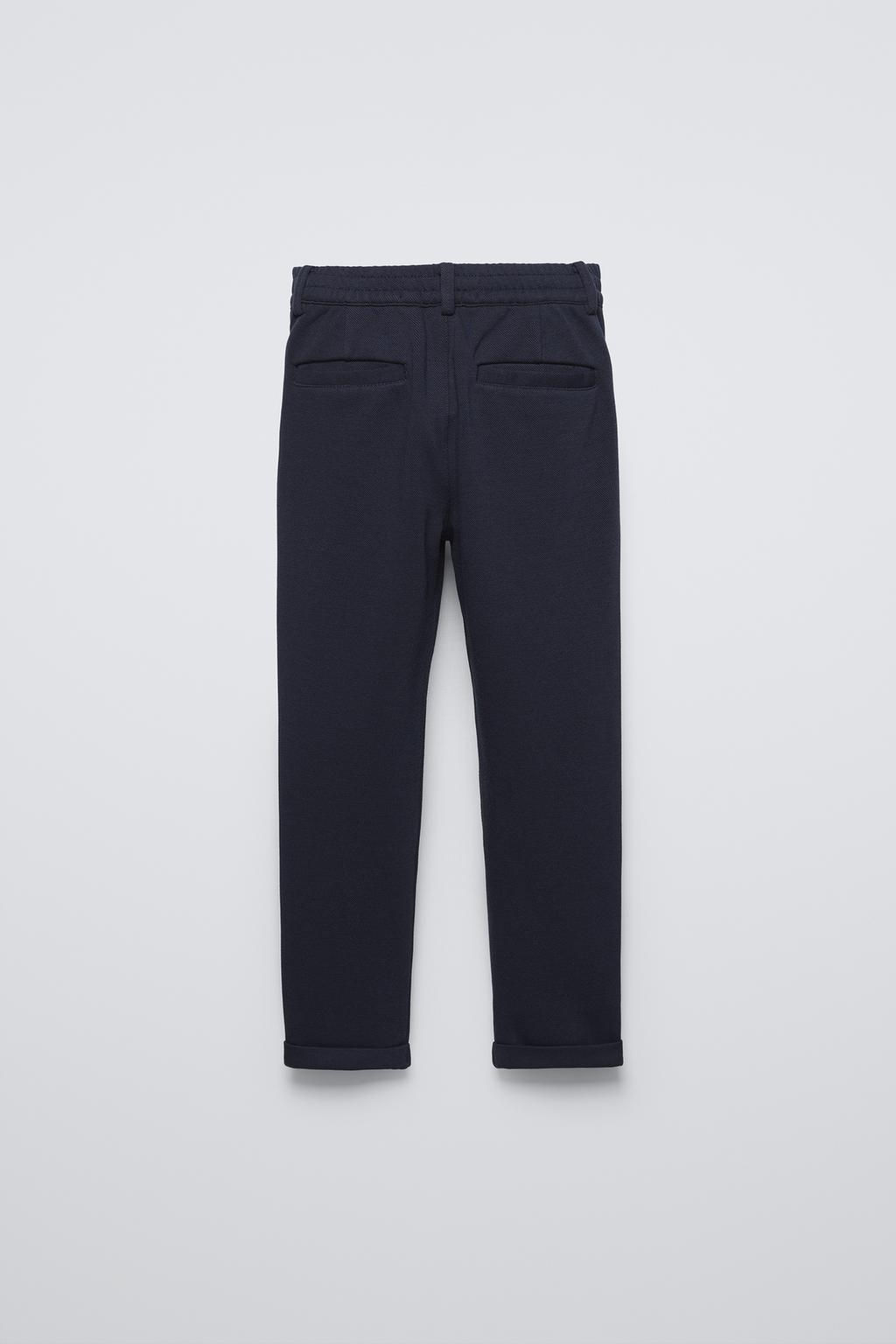 COMFORT PIQUE SLIM FIT CHINO TROUSERS - Zara фото 5
