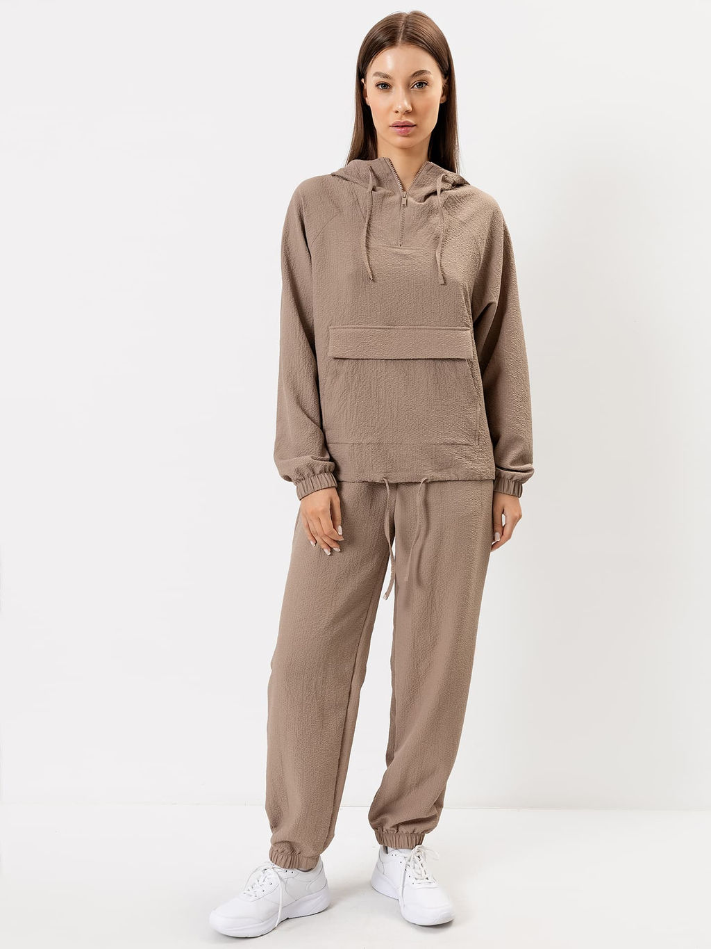 Худи женское в кофейном оттенке кофе 302832 - Mark formelle фото 2