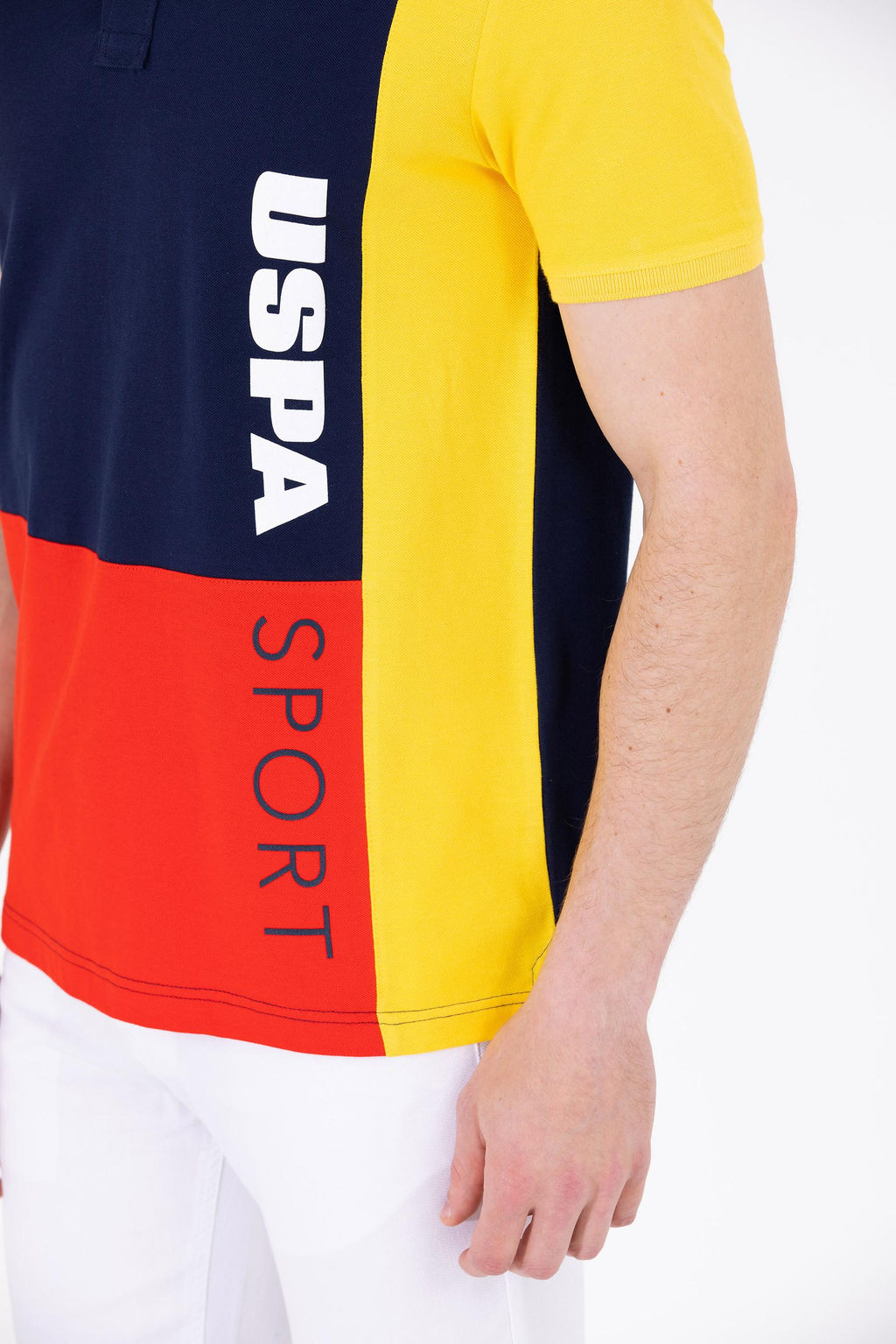 Мужская темно-синяя футболка с воротником-поло Неожиданная скидка в корзине - U.s. polo assn фото 14