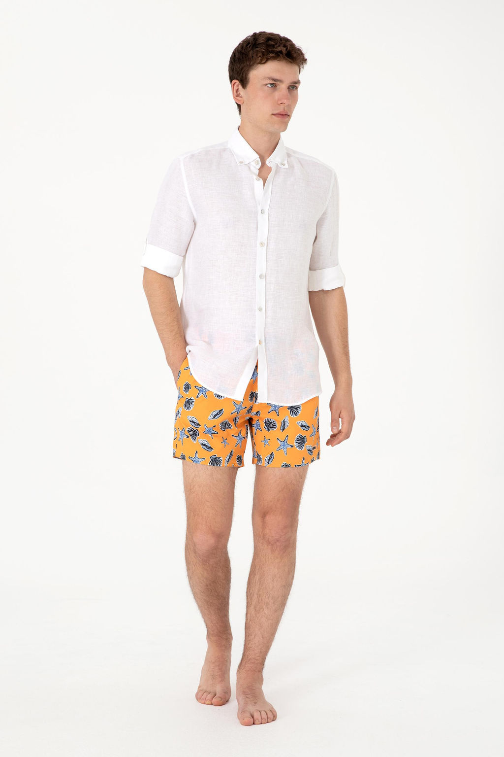 Erkek Turuncu Deniz _ortu Sepette S_rpriz _ndirim - U.s. polo assn фото 3