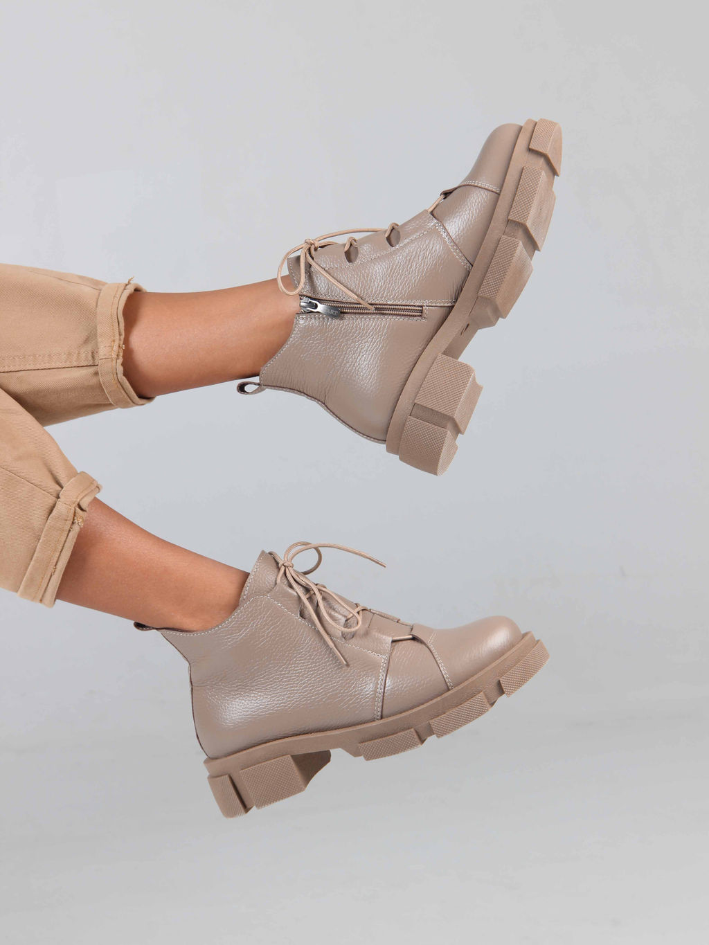 Ботинки 218.21074be. cocoa flotter/Байка