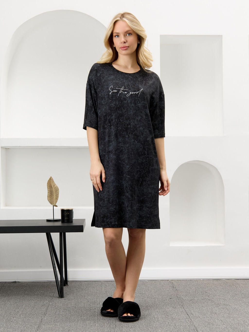 Туника Миэла-1 из вискозы с эффектом варенка VIOTEX - Виотекс фото 45