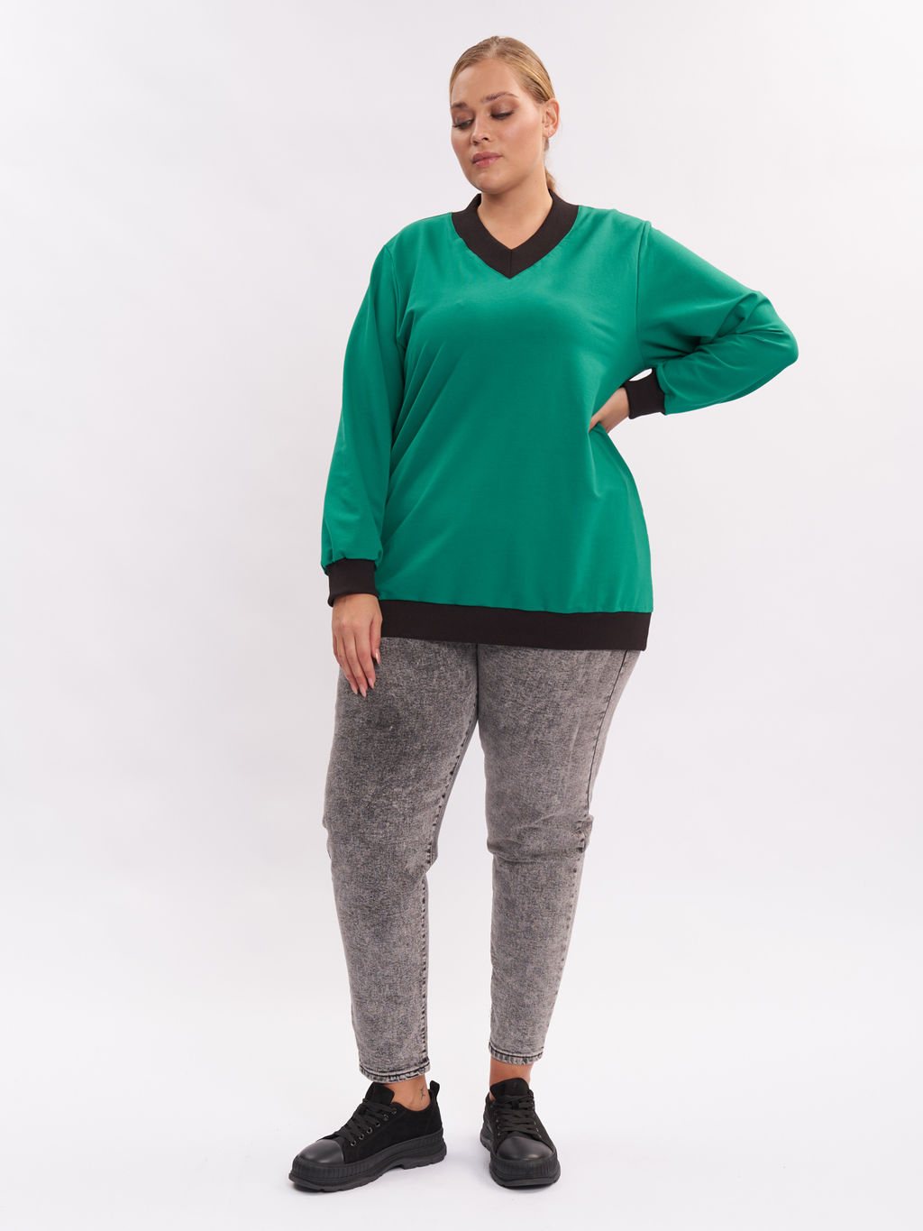 Джемпер тонкий DG12302GRN43 - Артесса фото 2