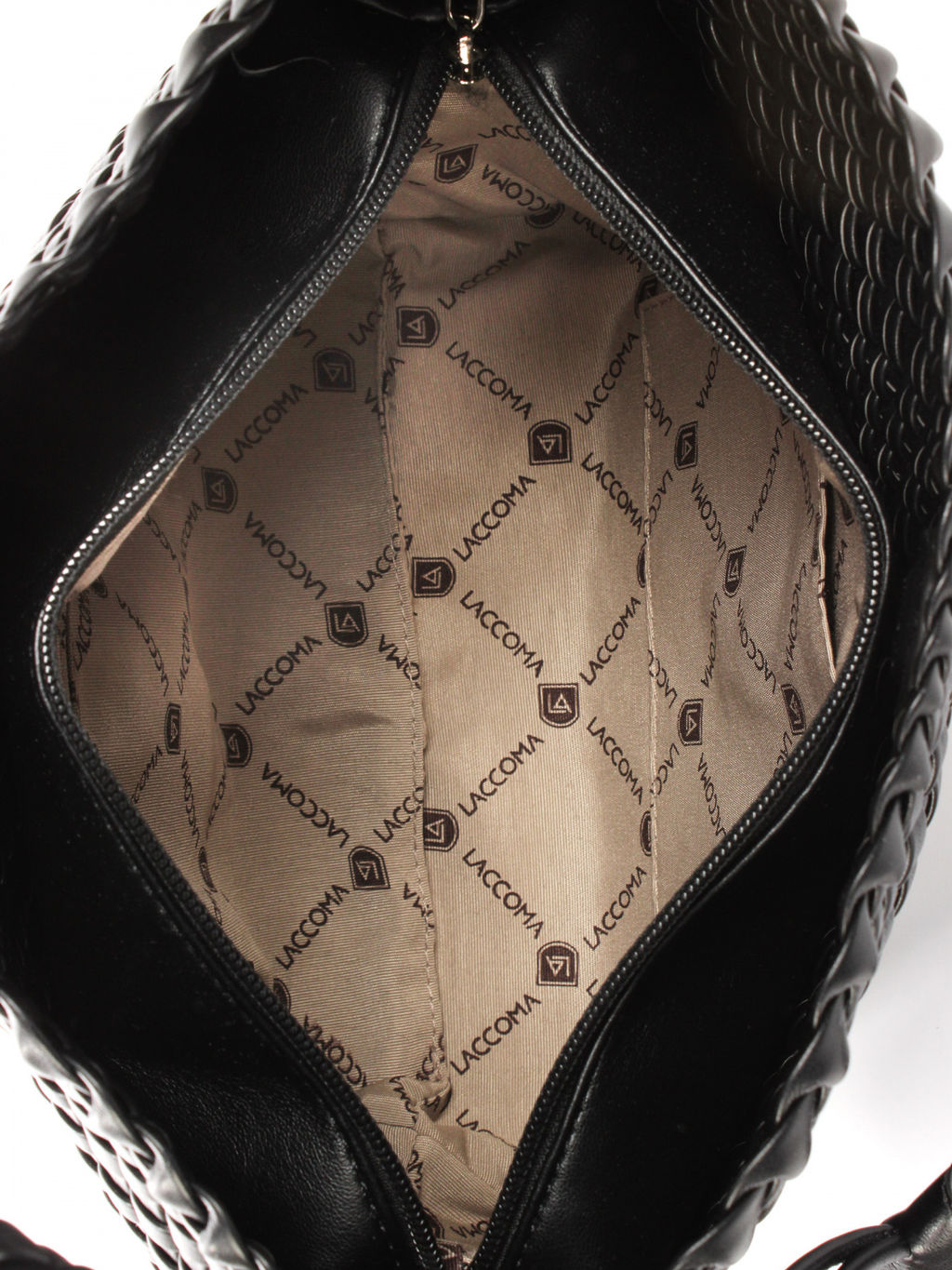 LACCOMA сумка СУ1053-2-черный эко кожа хлопок  фото 4