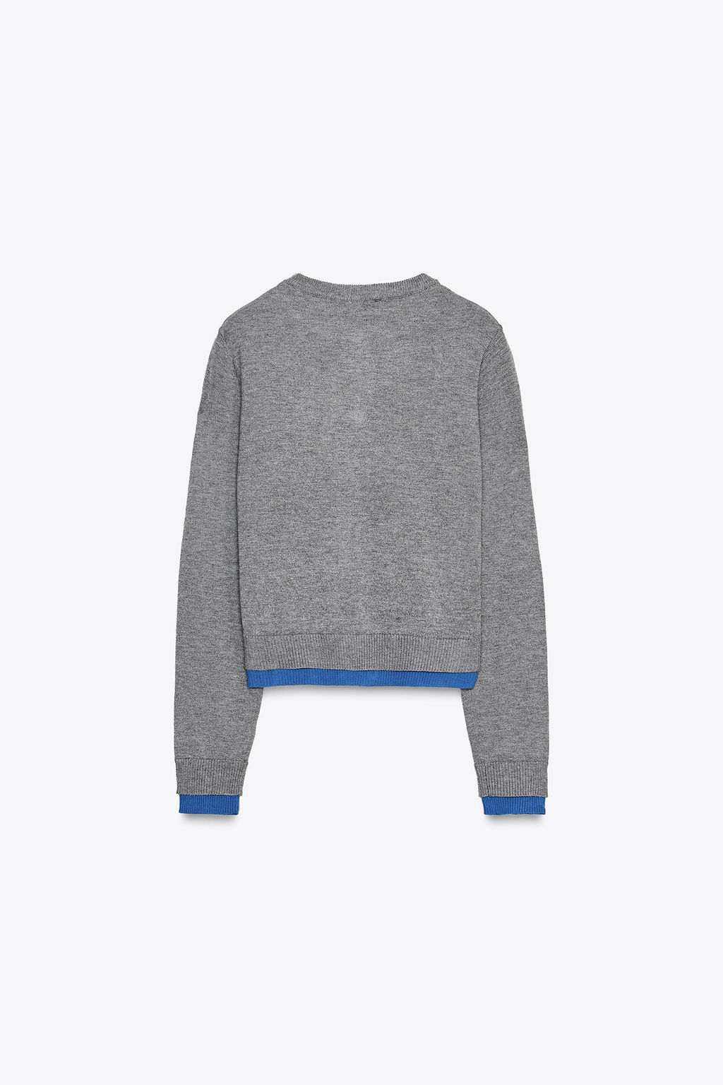 CONTRAST KNIT CARDIGAN - Zara фото 5