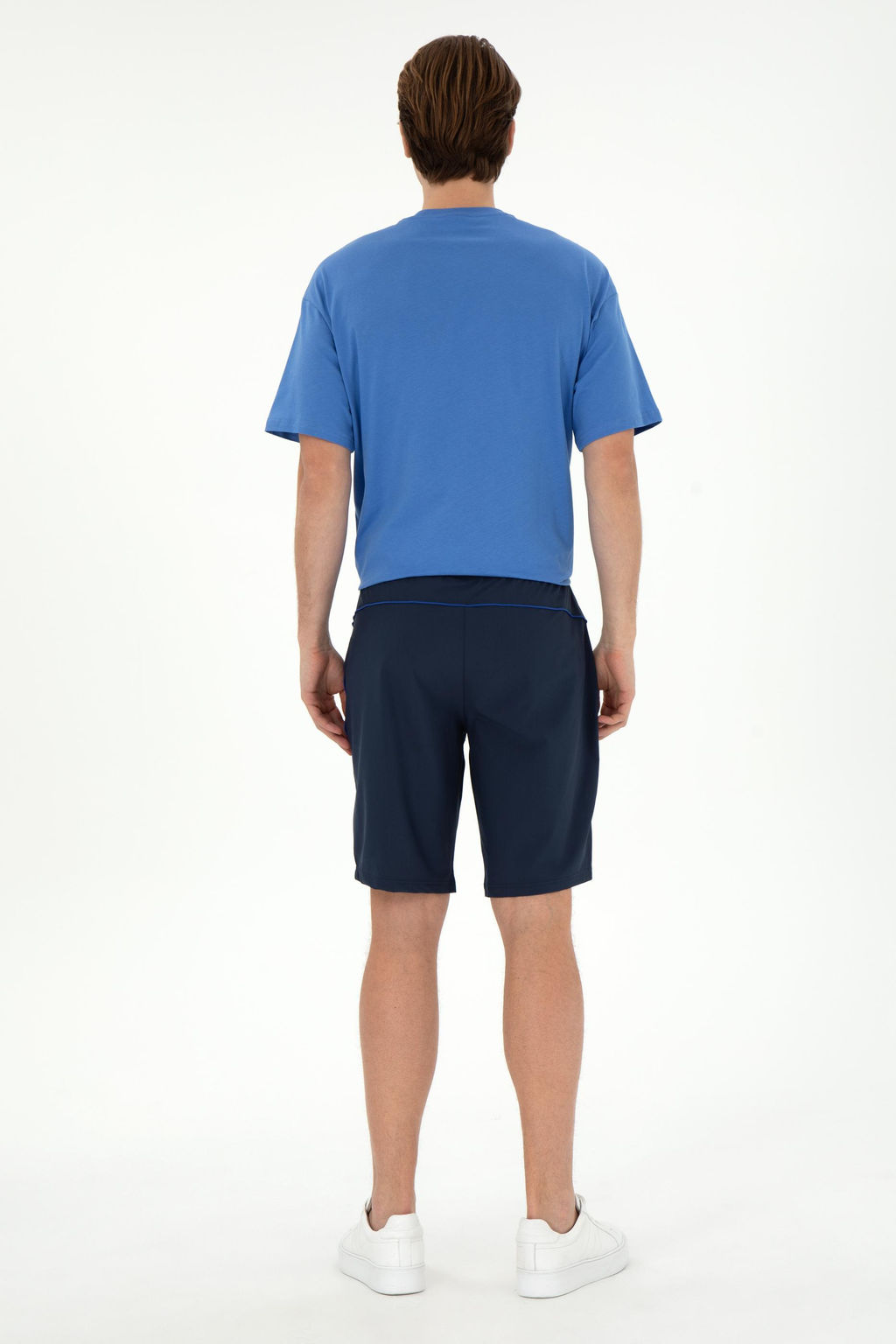 Мужские темно-синие вязаные шорты Неожиданная скидка в корзине - U.s. polo assn фото 4