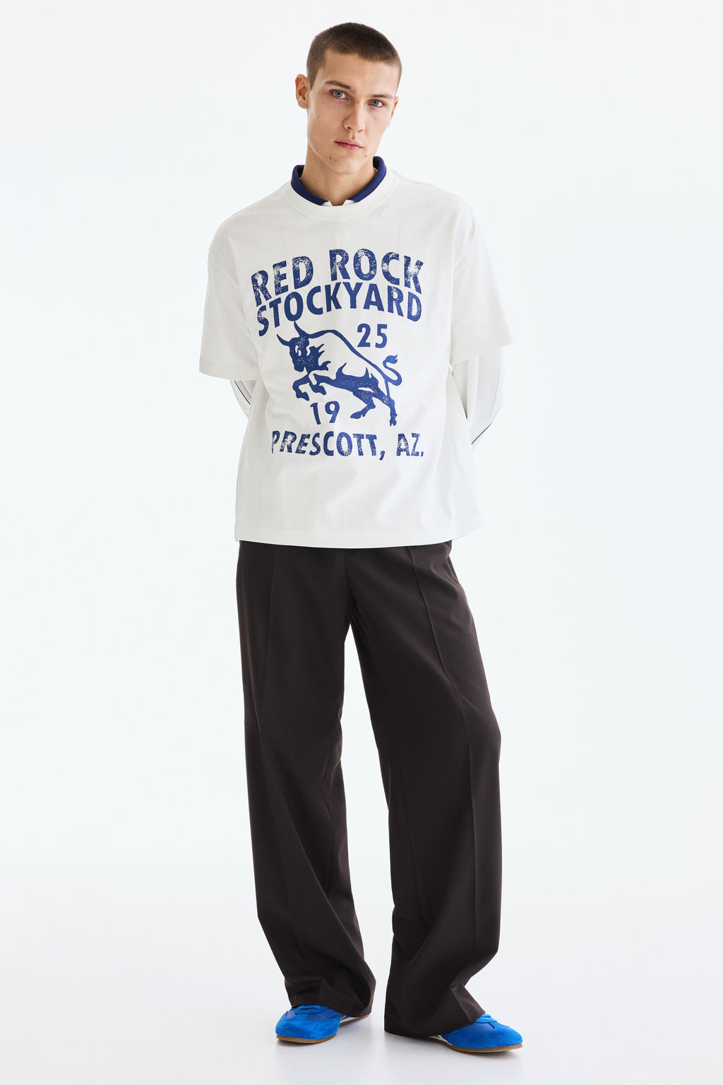 Camiseta con motivo estampado Loose Fit - H&m фото 26