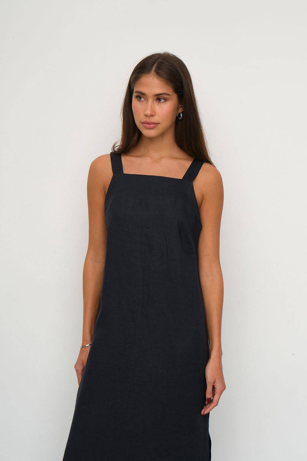 Сарафан длинный D010 1_NAVI/Темно-синий - M&G all natural фото 2