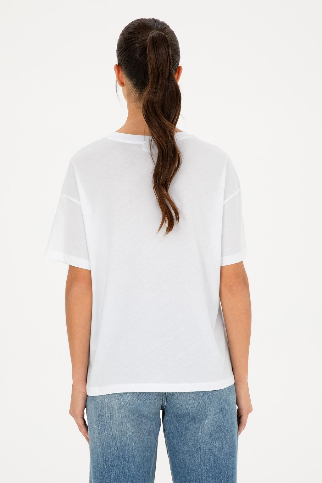 U. S. Polo Assn / Женская белая футболка - U.s. polo assn фото 5