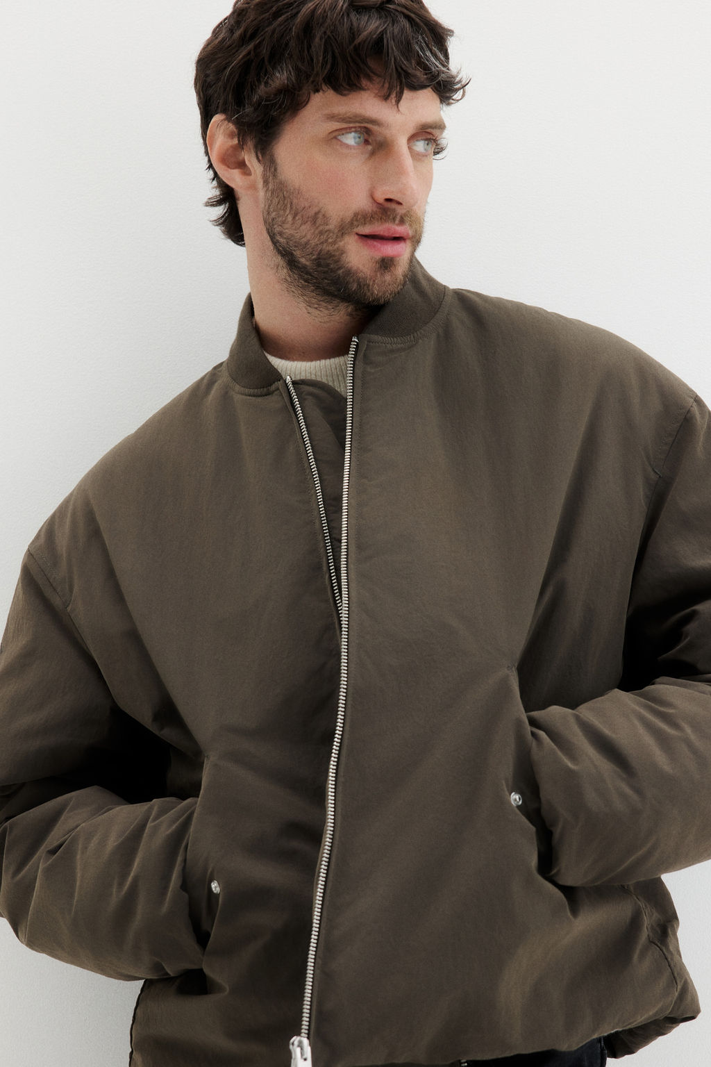 Cazadora bomber de nailon Loose Fit - H&m фото 3