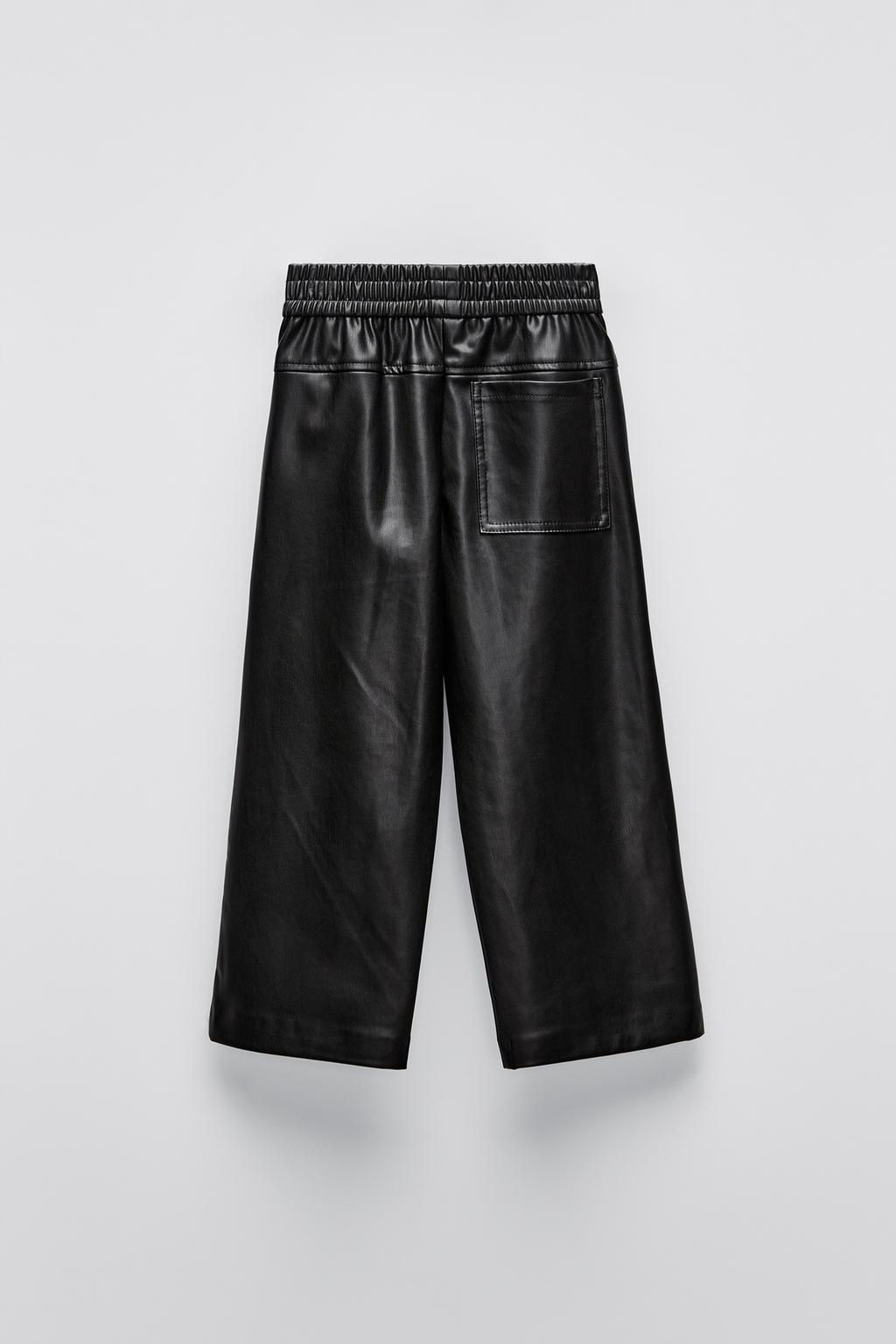 FAUX LEATHER TROUSERS - Zara фото 2