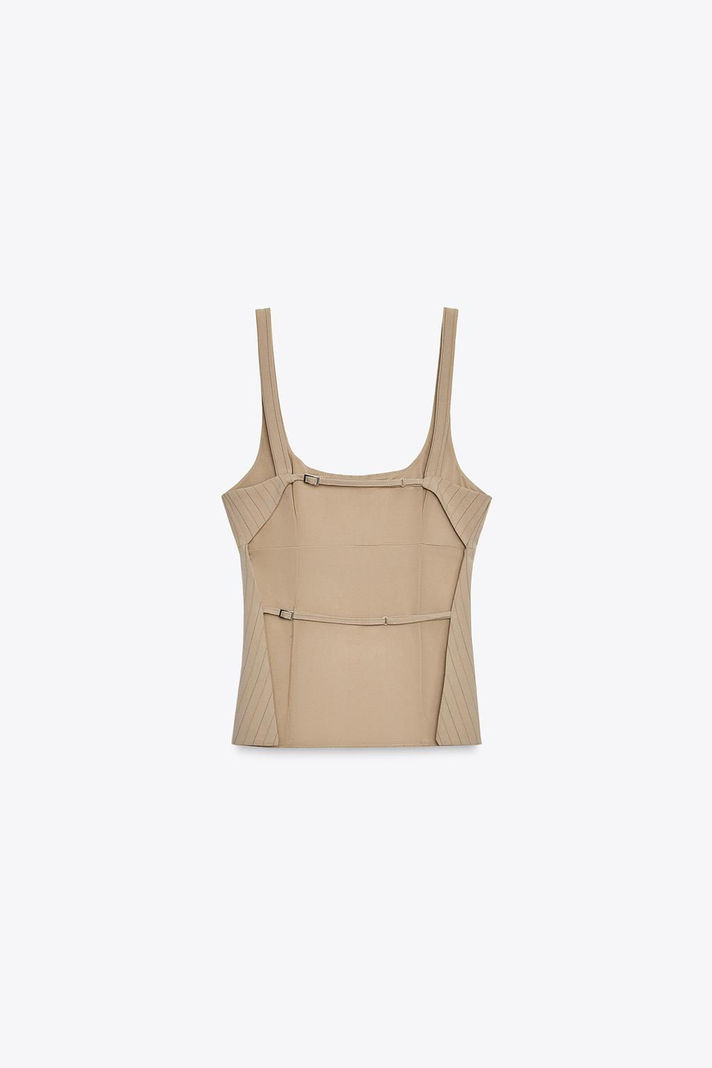 STRIPED OPEN-BACK TOP - Zara фото 7