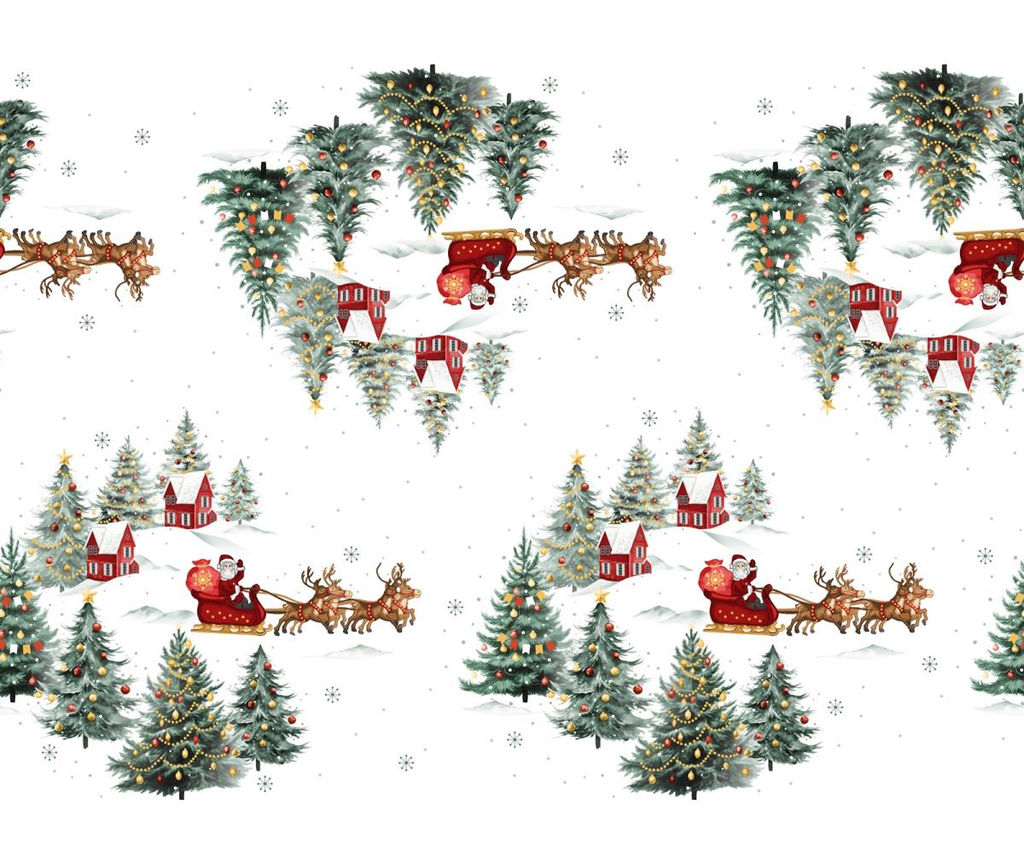 Дорожка для сервировки 50*150 см, хлопок 100% (Очарование нового года)