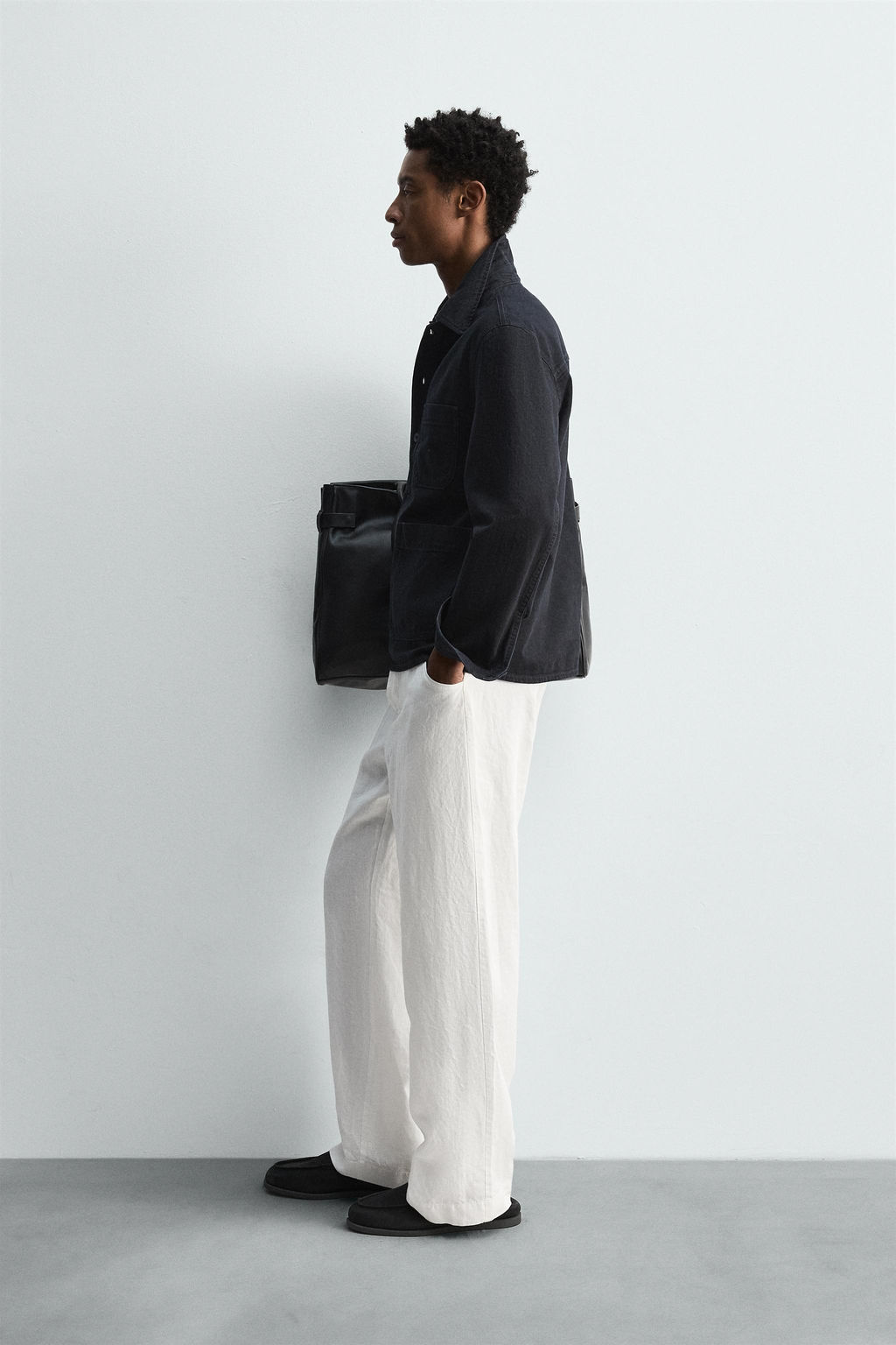 DENIM POLO SHIRT - Zara фото 4