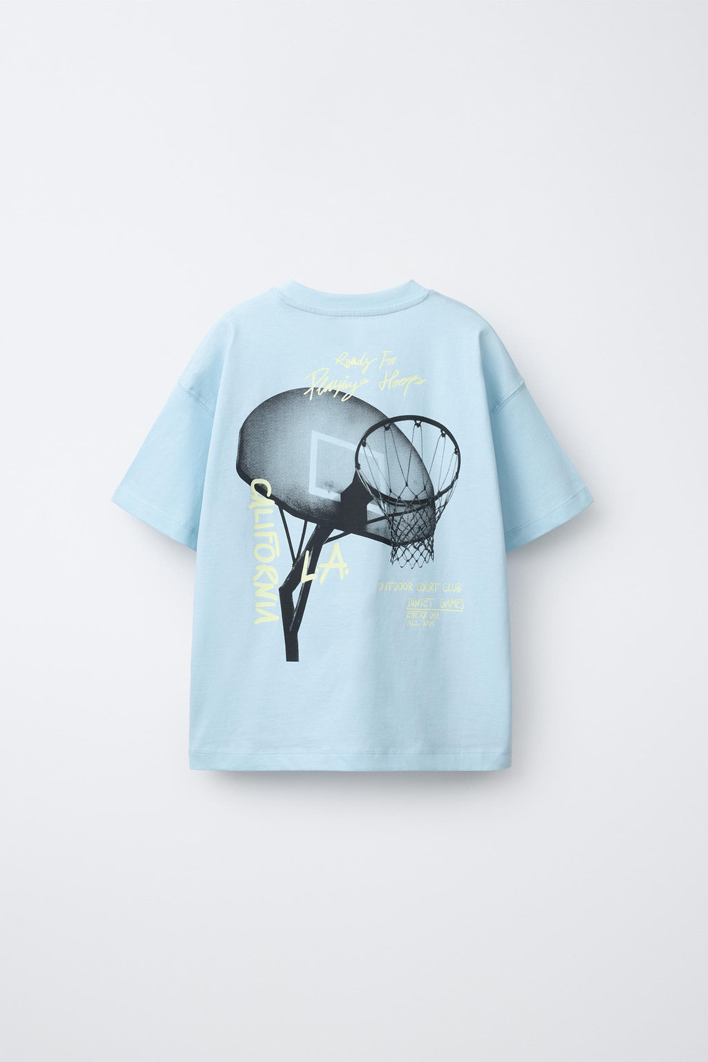 CAMISETA ESTAMPADO DEPORTES / Azul claro - Zara фото 2