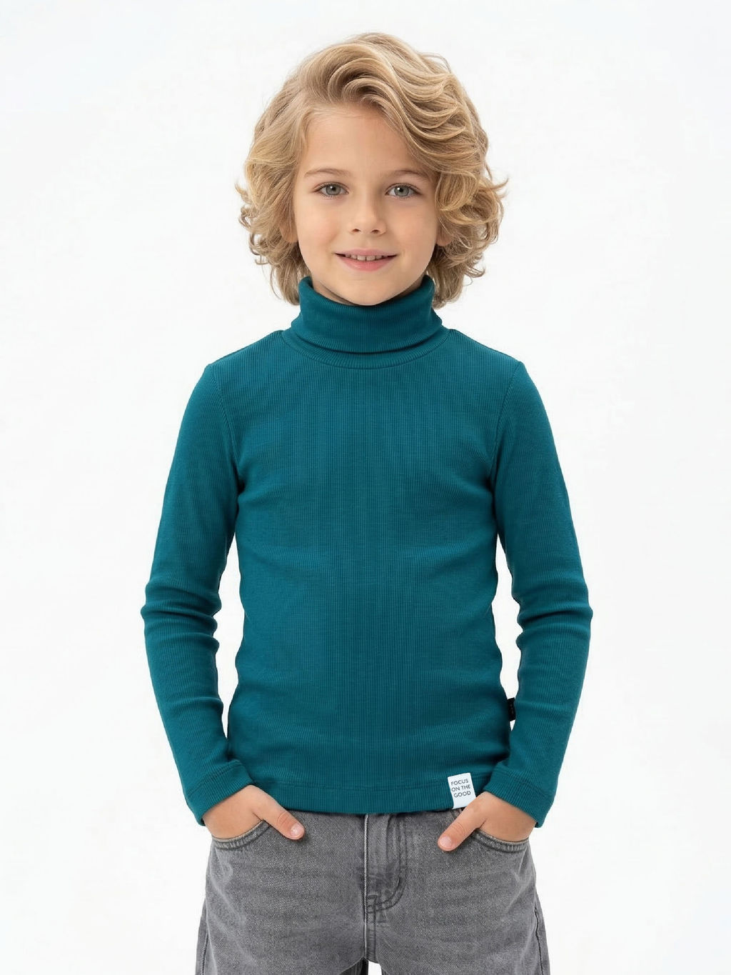 Водолазка 22-0015 зеленый