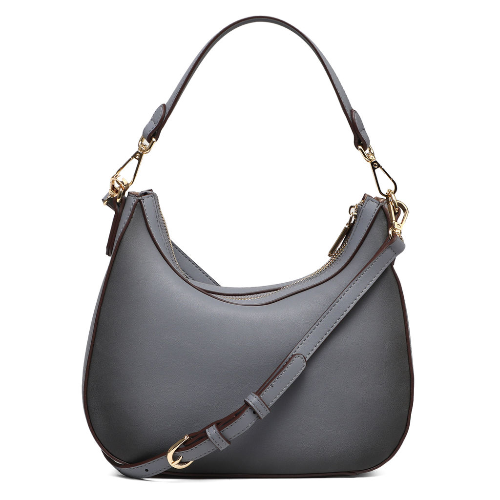 Женская сумка на плечо VALENTINO OCTOBER RE Артикул 3718520, серо-голубой  фото 3