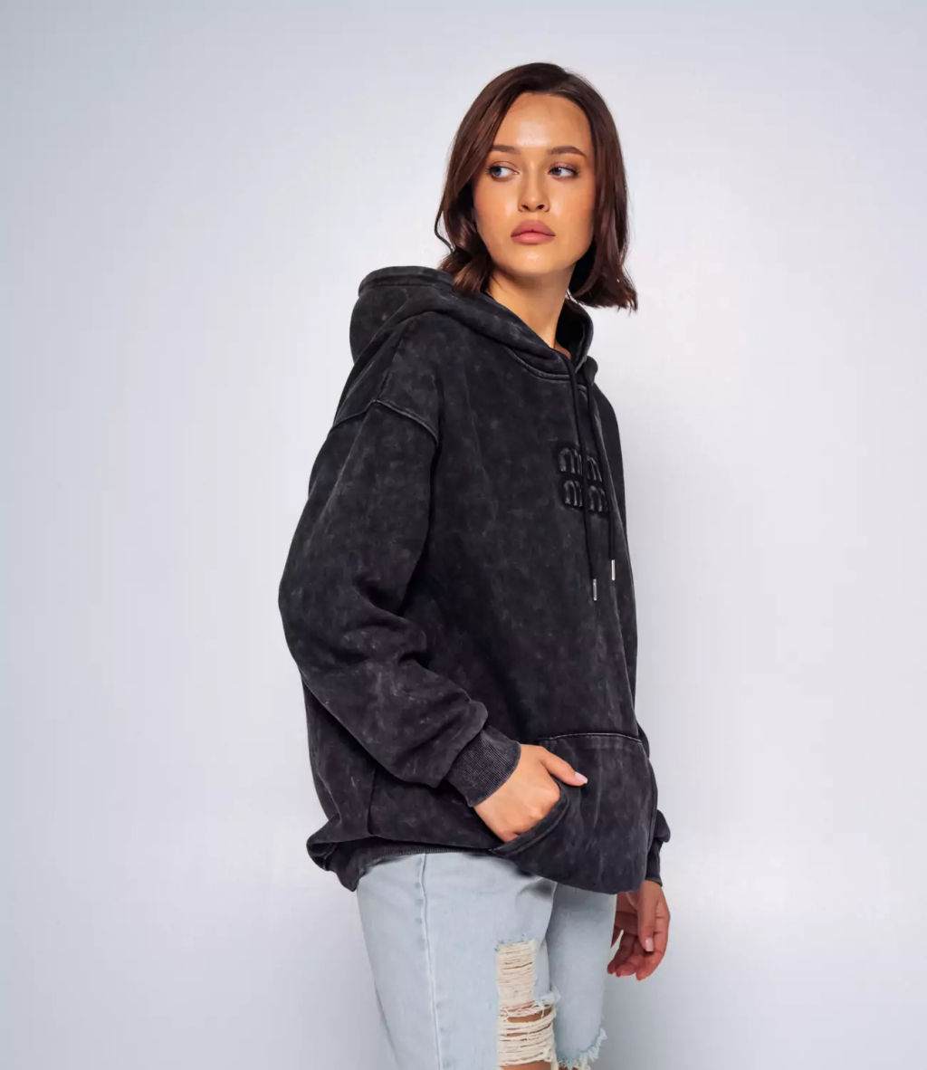 Худи #КТ5216, тёмно-серый