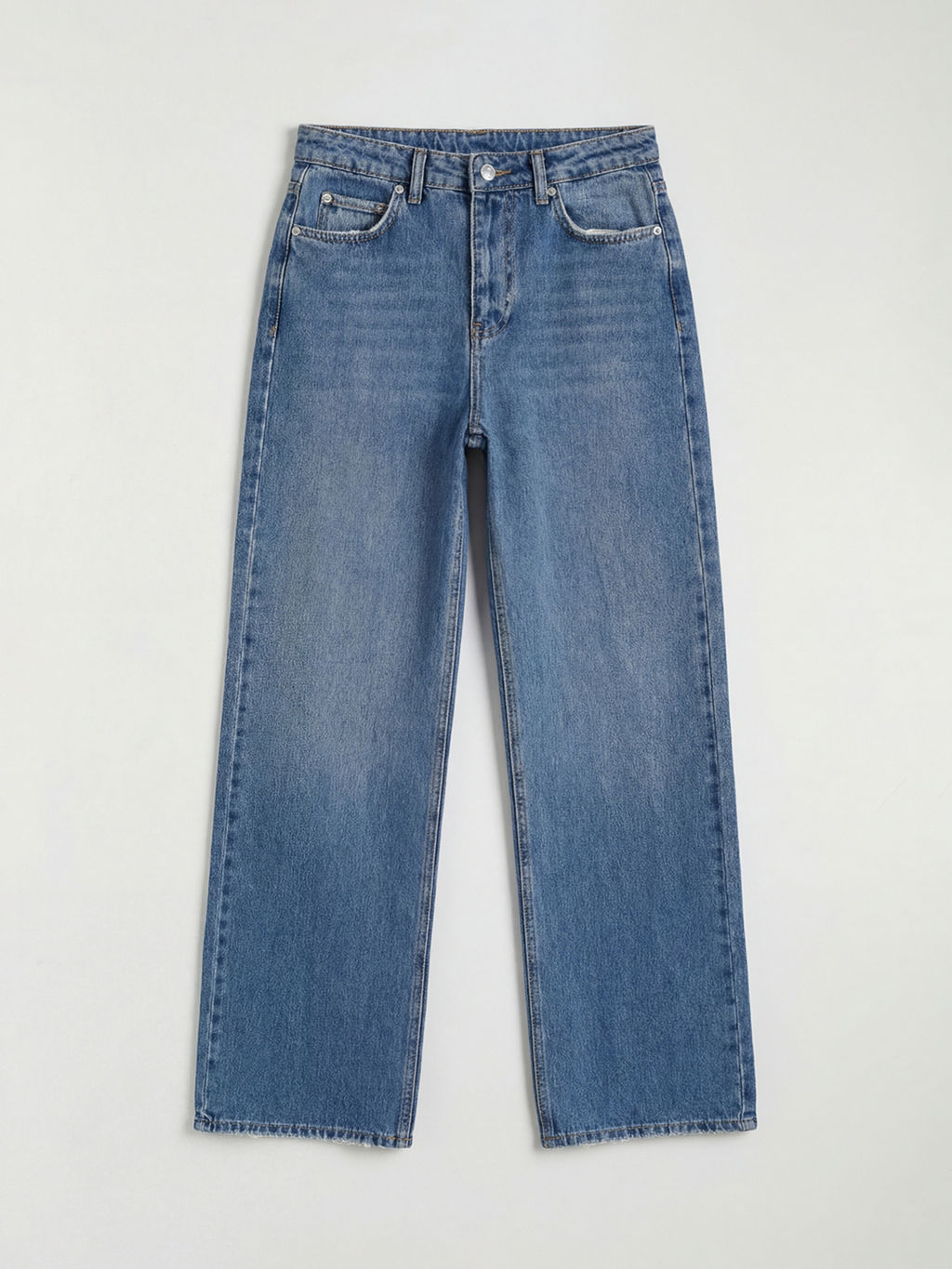 Wideleg Fit Kad?n Jean Pantolon