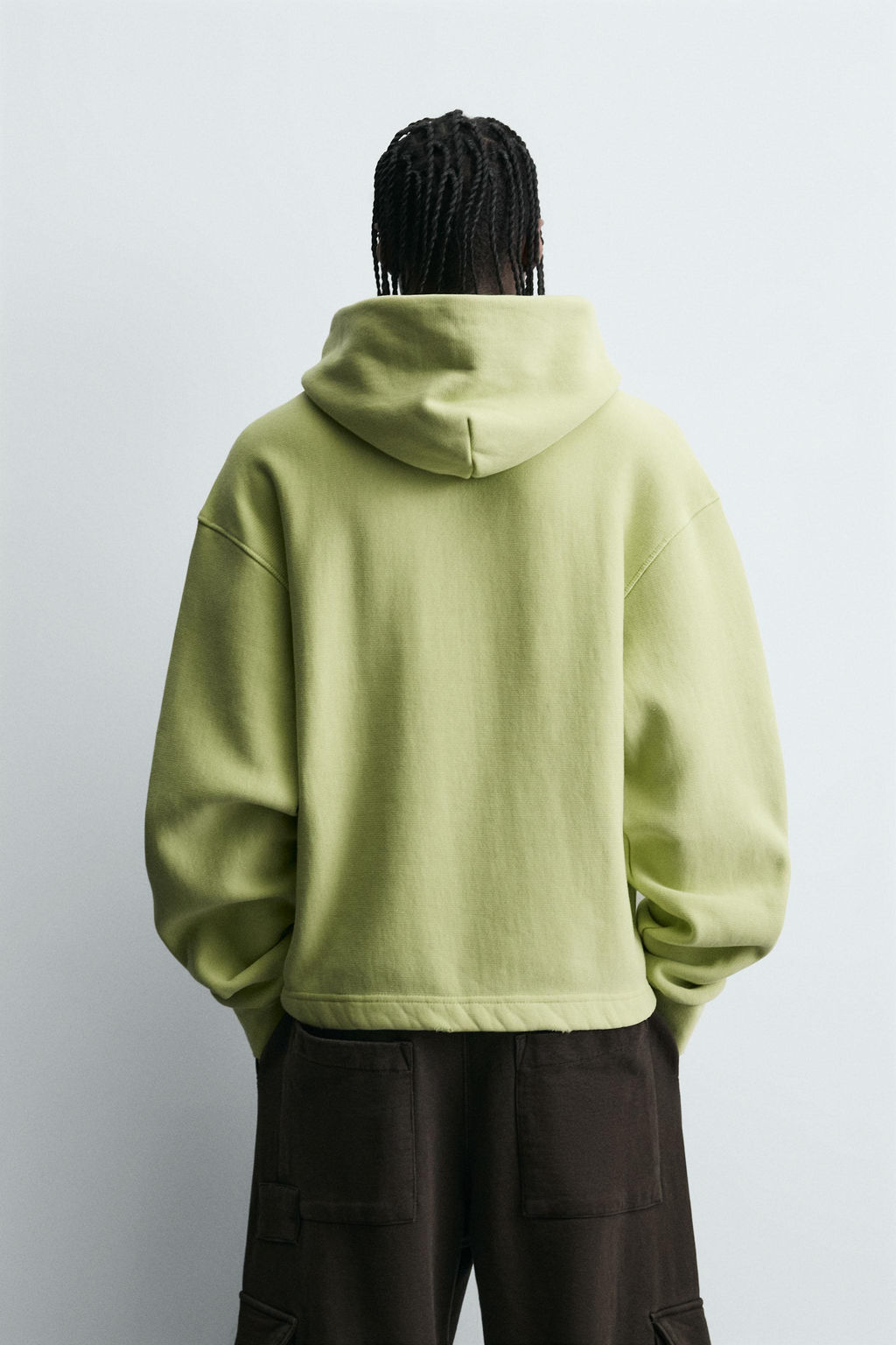 WASHED-EFFECT HOODIE