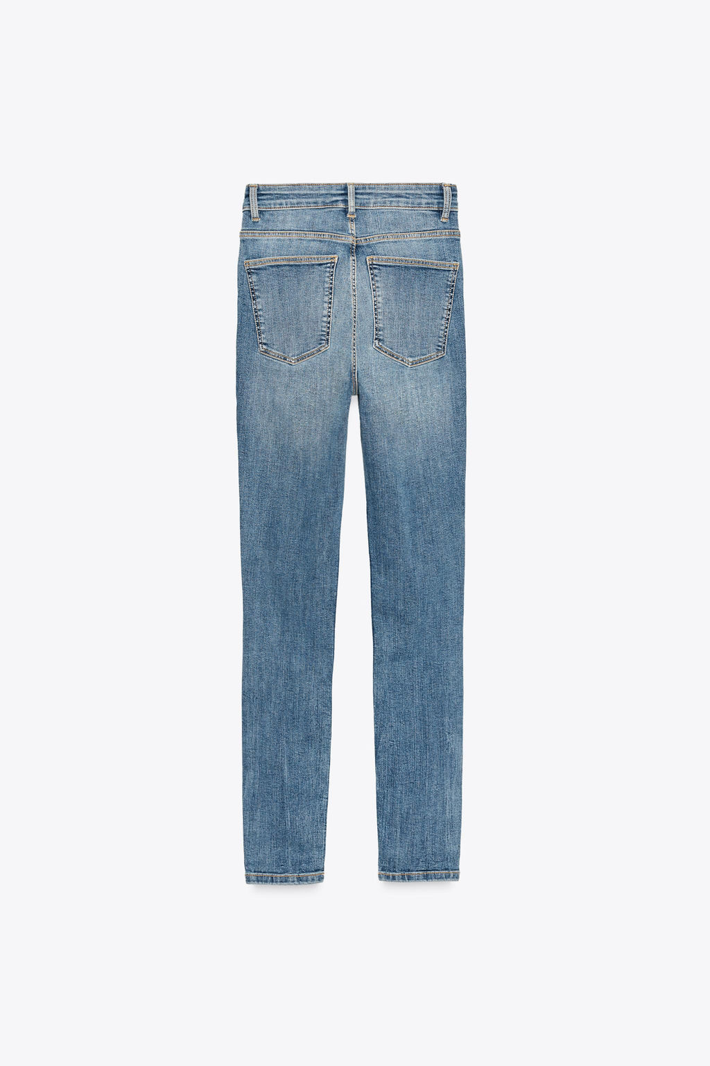 TRF HIGH-WAIST SKINNY JEANS - Zara фото 6