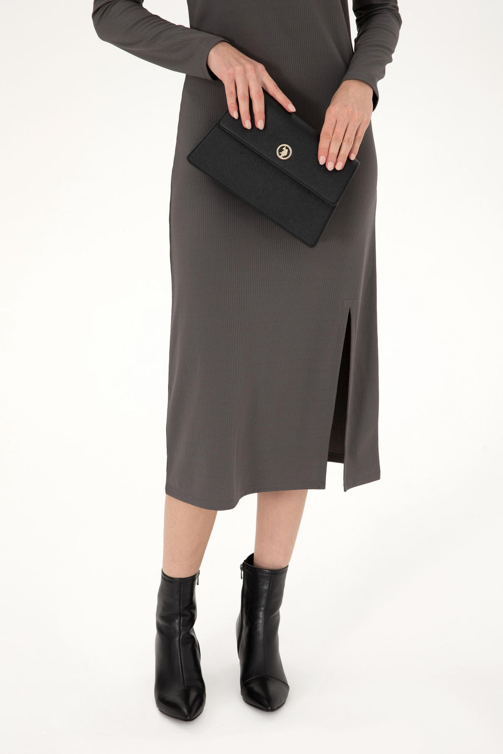 Женская черная сумка через плечо Неожиданная скидка в корзине - U.s. polo assn фото 2