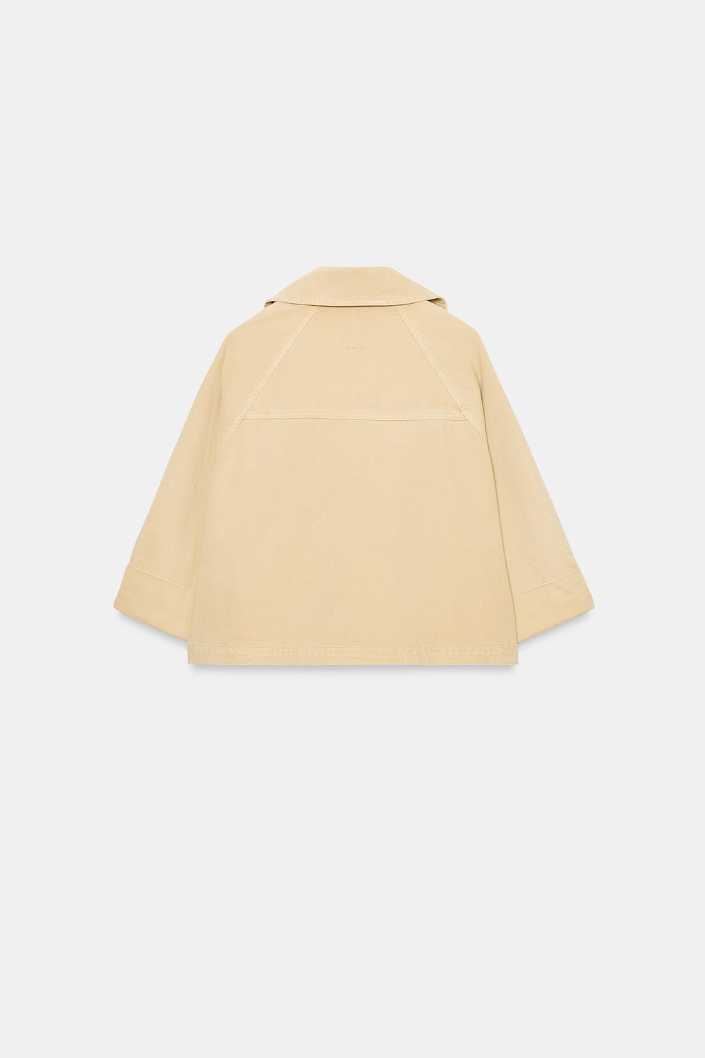 TRENCH CORTA EFECTO LAVADO / Tostado - Zara фото 7