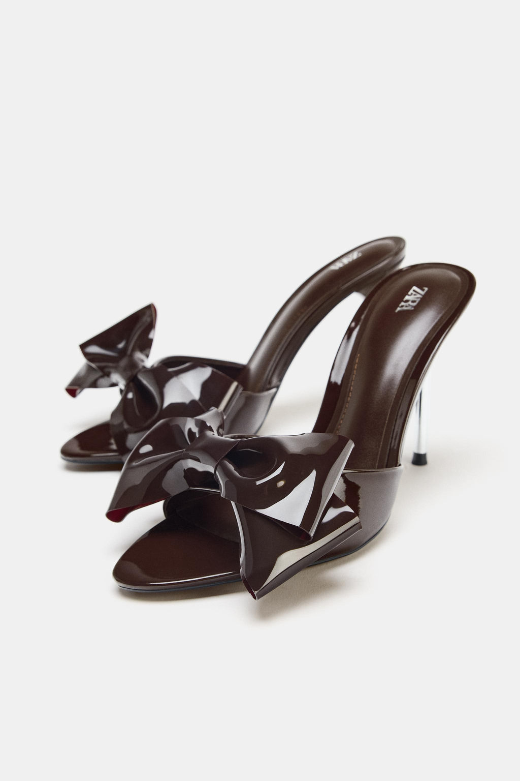 BOW HEELED SANDALS - Zara фото 16