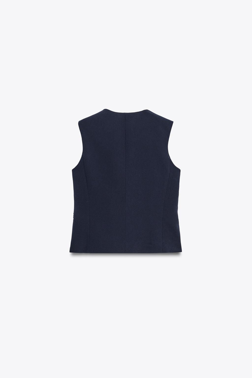 ZW COLLECTION ASYMMETRIC WAISTCOAT - Zara фото 18