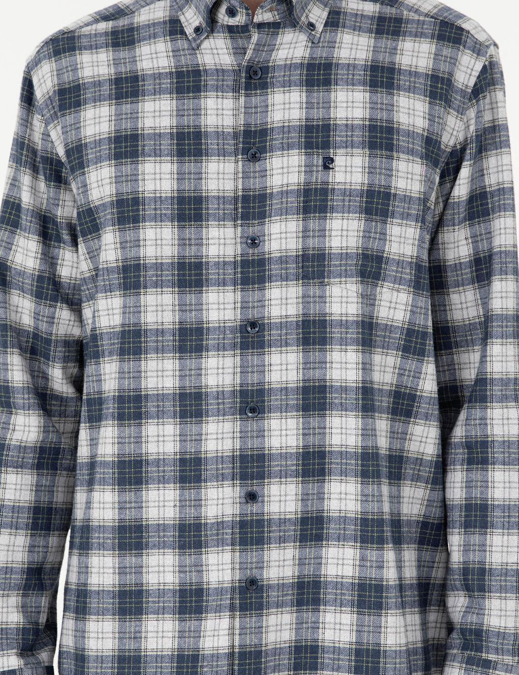 Lacivert Ekose Regular Fit Uzun Kollu G_mlek - Pierre cardin фото 6