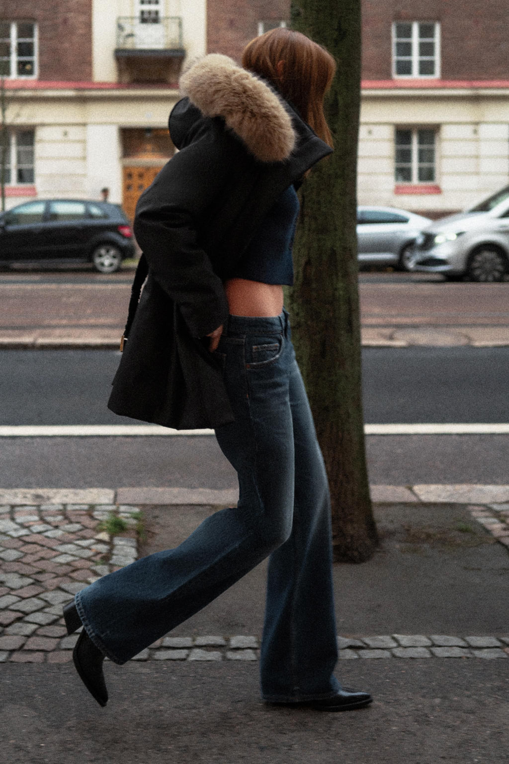 TRF WIDE-LEG LOW-RISE JEANS - Zara фото 44