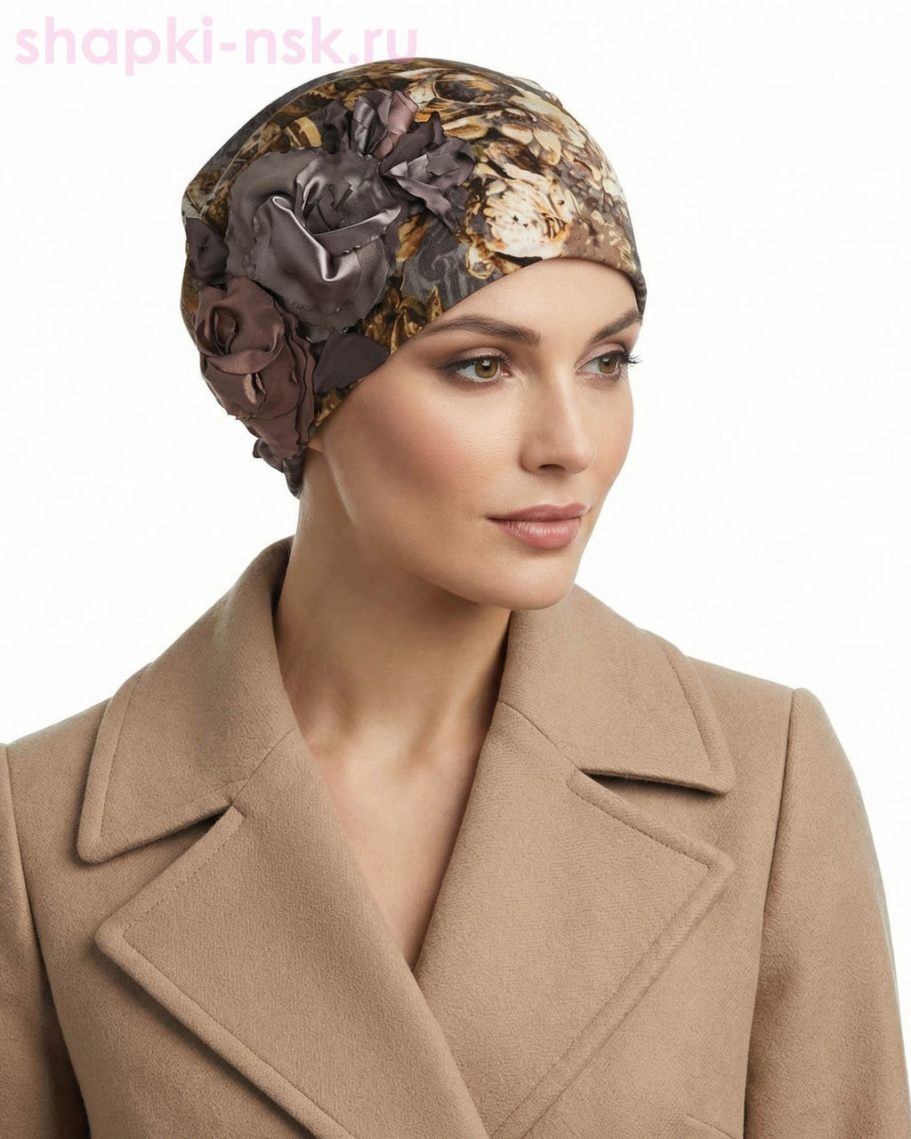 Колпак Розы флис Бини женская флис (56-58)