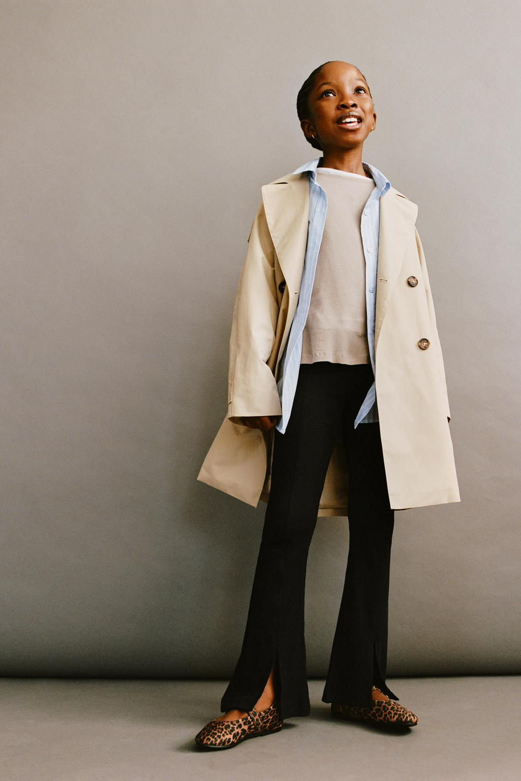 FLARED RIBBED LEGGINGS - Zara фото 13