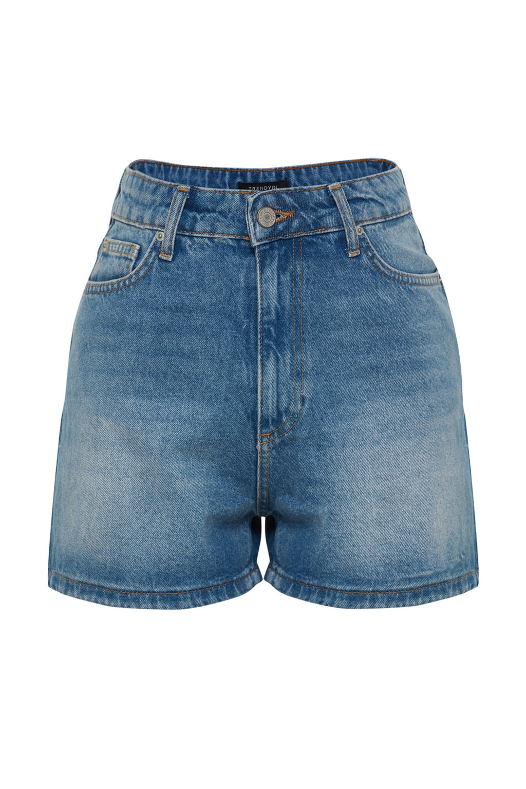 Mavi Yuksek Bel City Boy Denim Sort TWOSS23SR00199