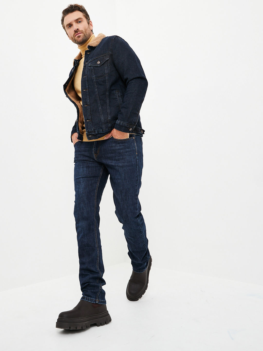 Мужская джинсовая куртка - Mossmore фото 35