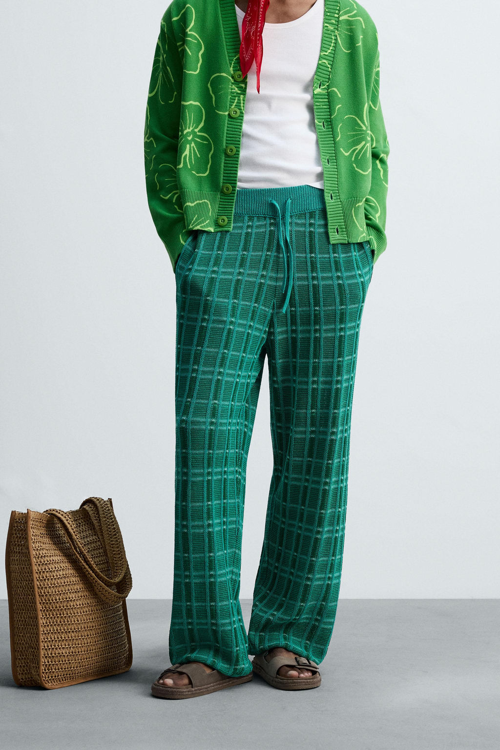JACQUARD KNIT TROUSERS  OTIS KWAME KYE QUAICOE - Zara фото 12