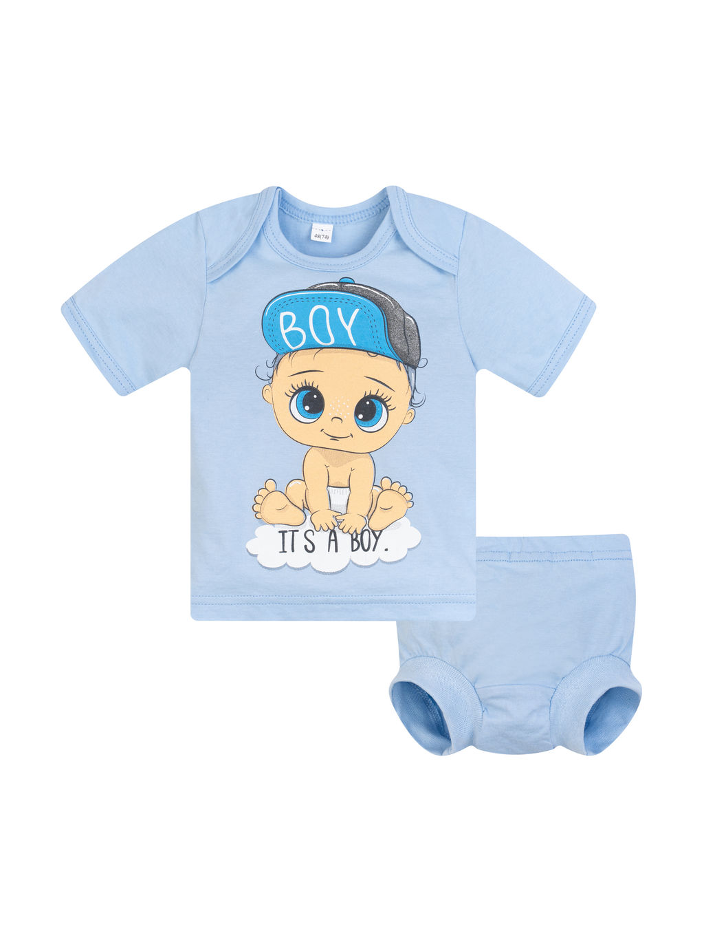 Комплект детский голубой boy 706п (92, 56)