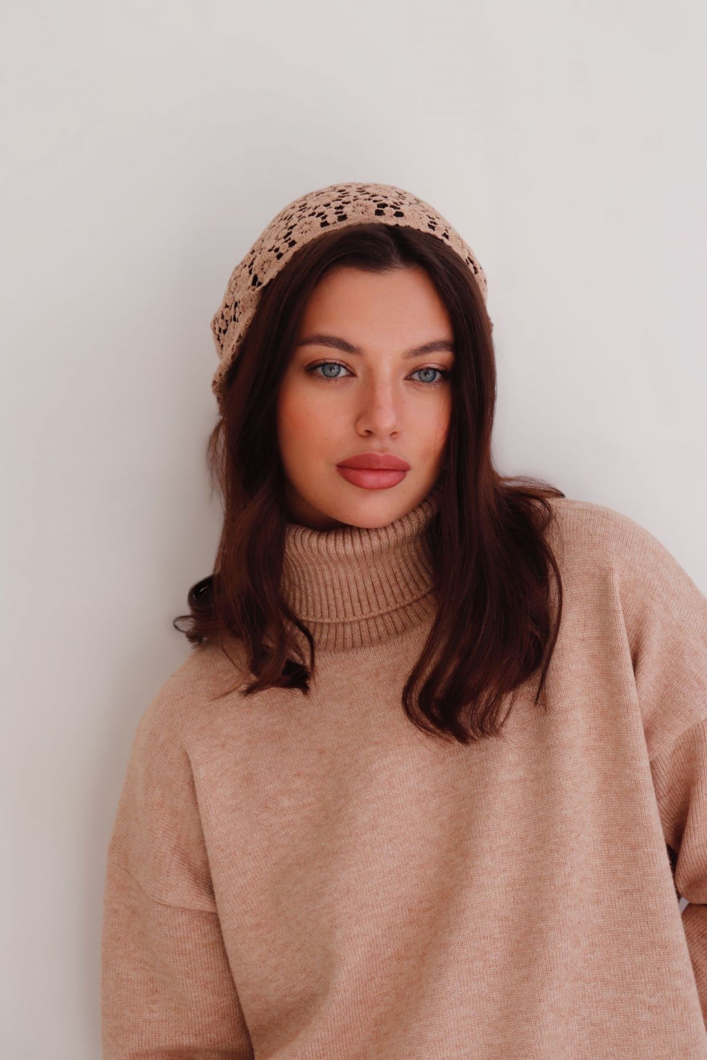 Martichelli Косынка бежевая  фото 3