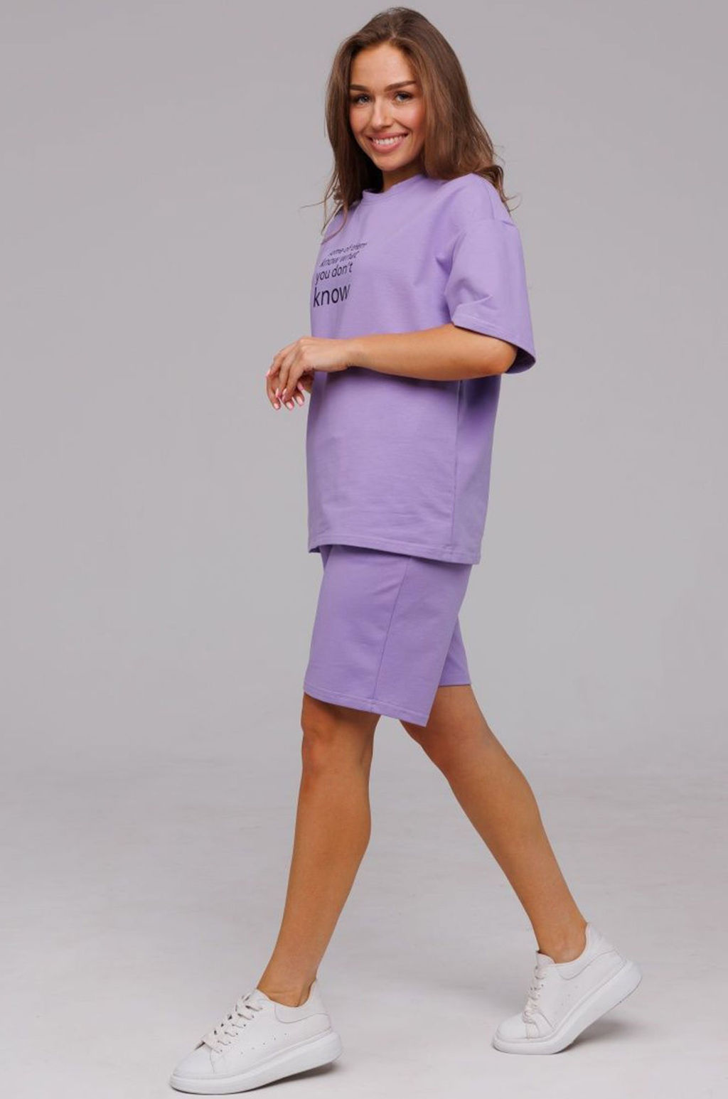 Женский летний костюм из футера двухнитки Love by Lana