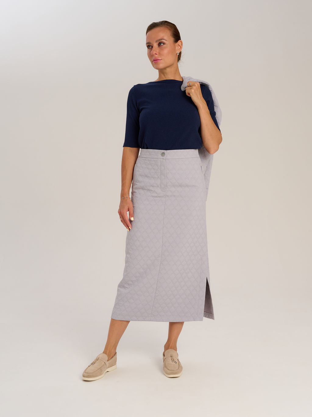 демисезонная,стеганная юбка - Трика фото 2