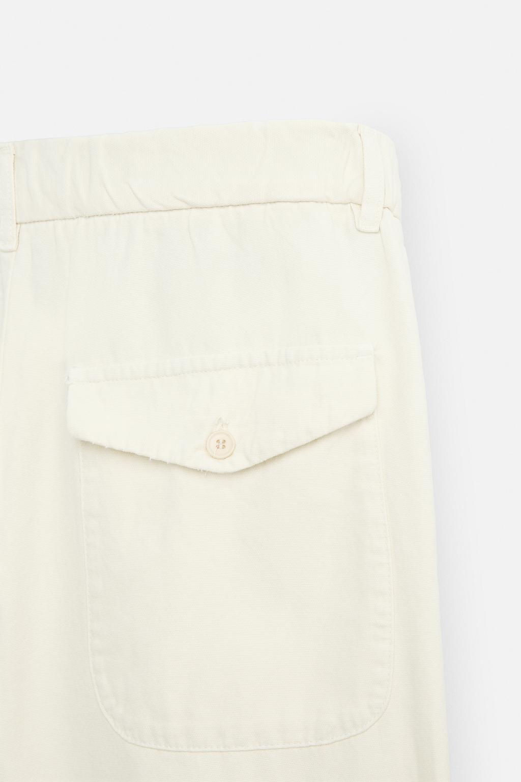 RELAXED FIT PLEATED TROUSERS - Zara фото 10