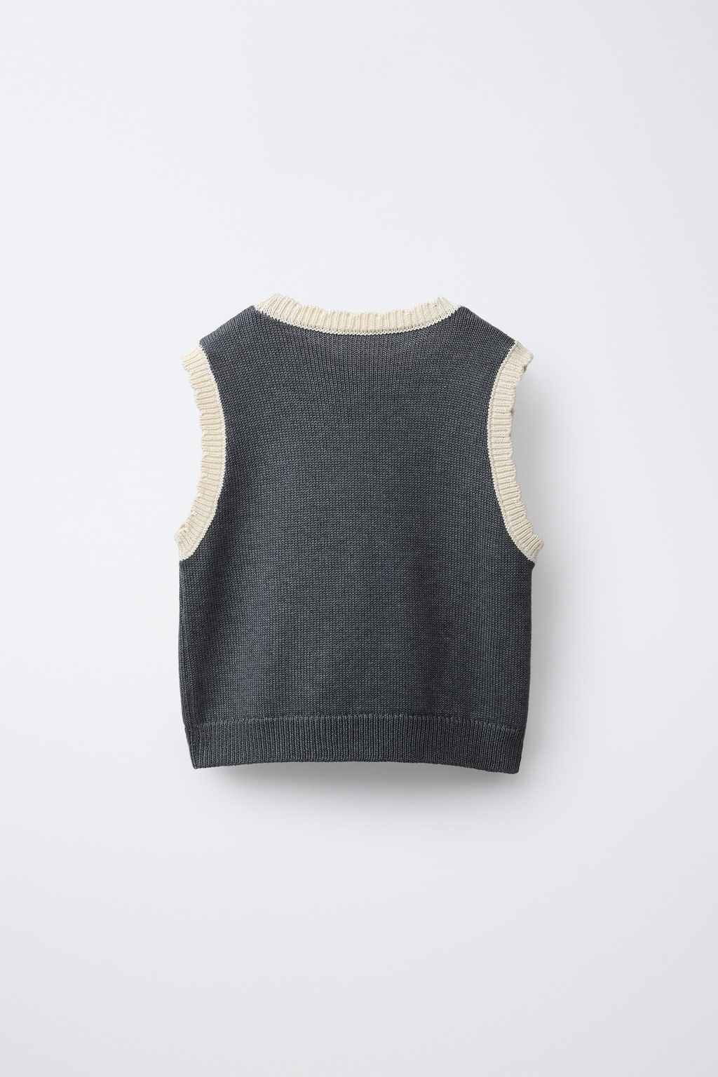 EMBROIDERED FLORAL KNIT VEST - Zara фото 2