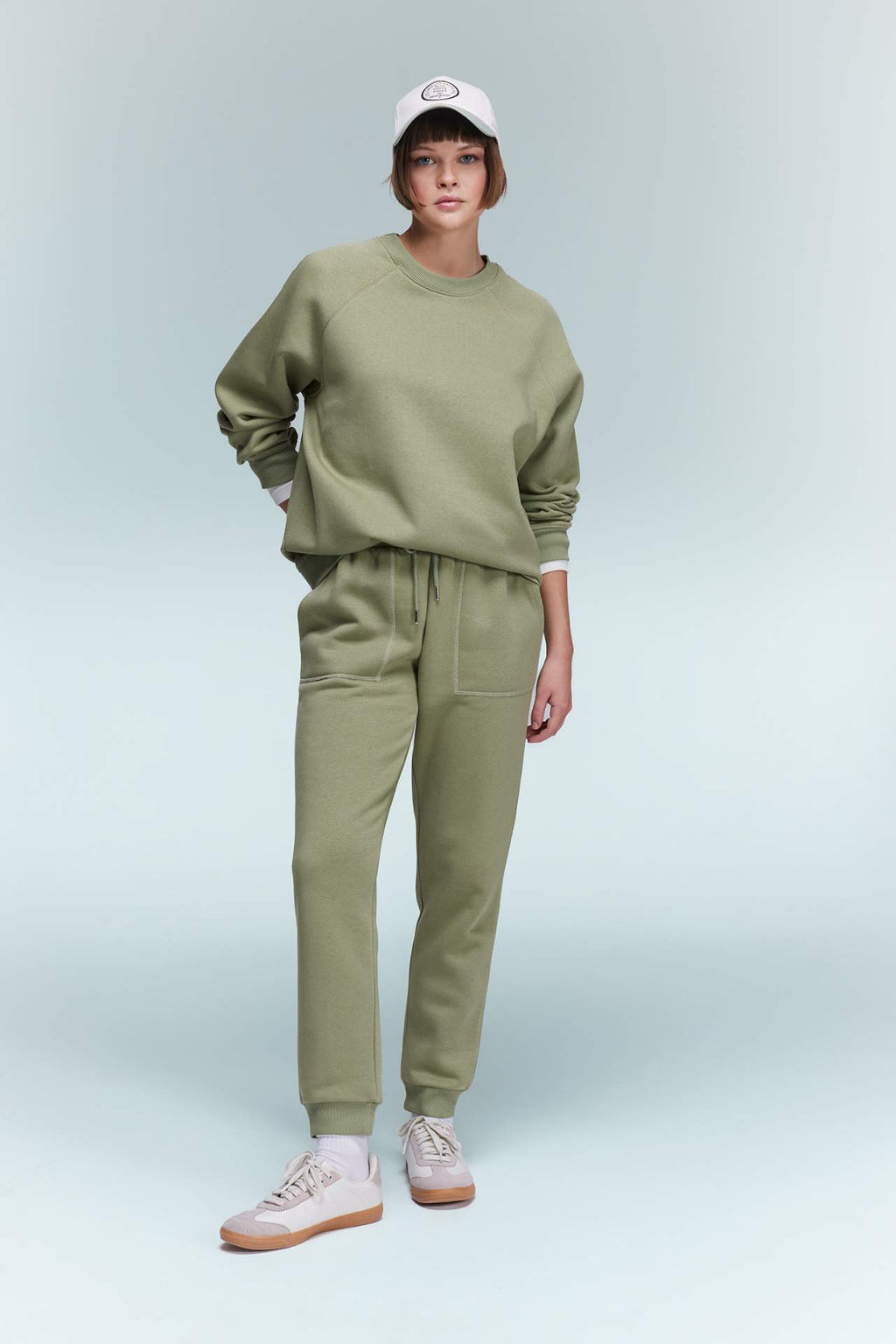 Regular Fit Jogger Esofman Alt? Basic Duz Beli Lastikli Bagc?kl? Cepli - Defacto фото 9