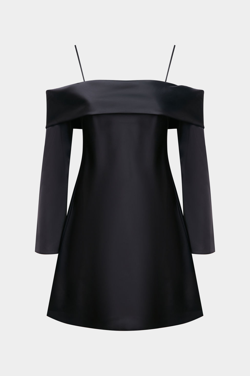 Платье из сатина с открытыми плечами - Mollis фото 5