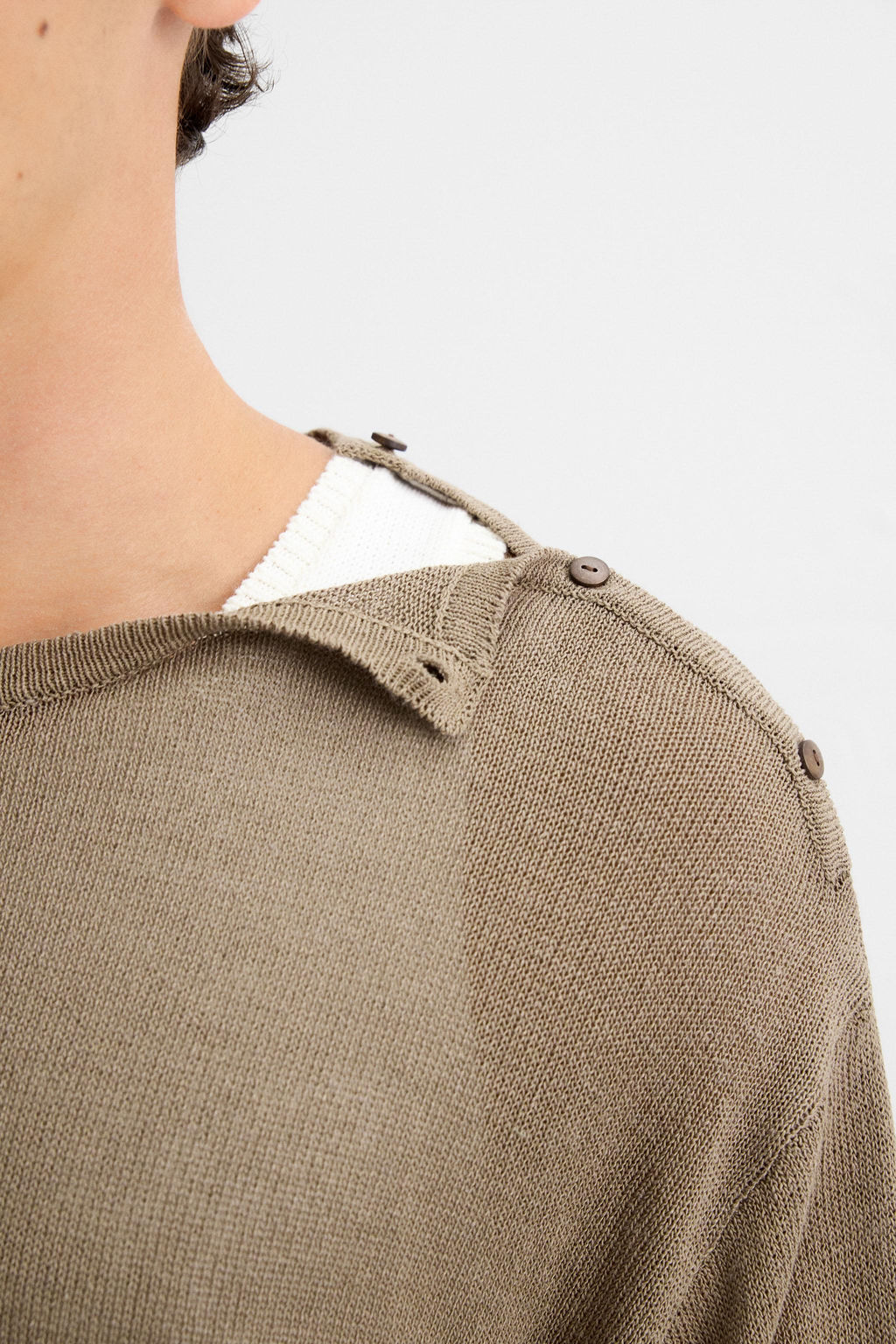BUTTON-UP KNIT T-SHIRT - Zara фото 5