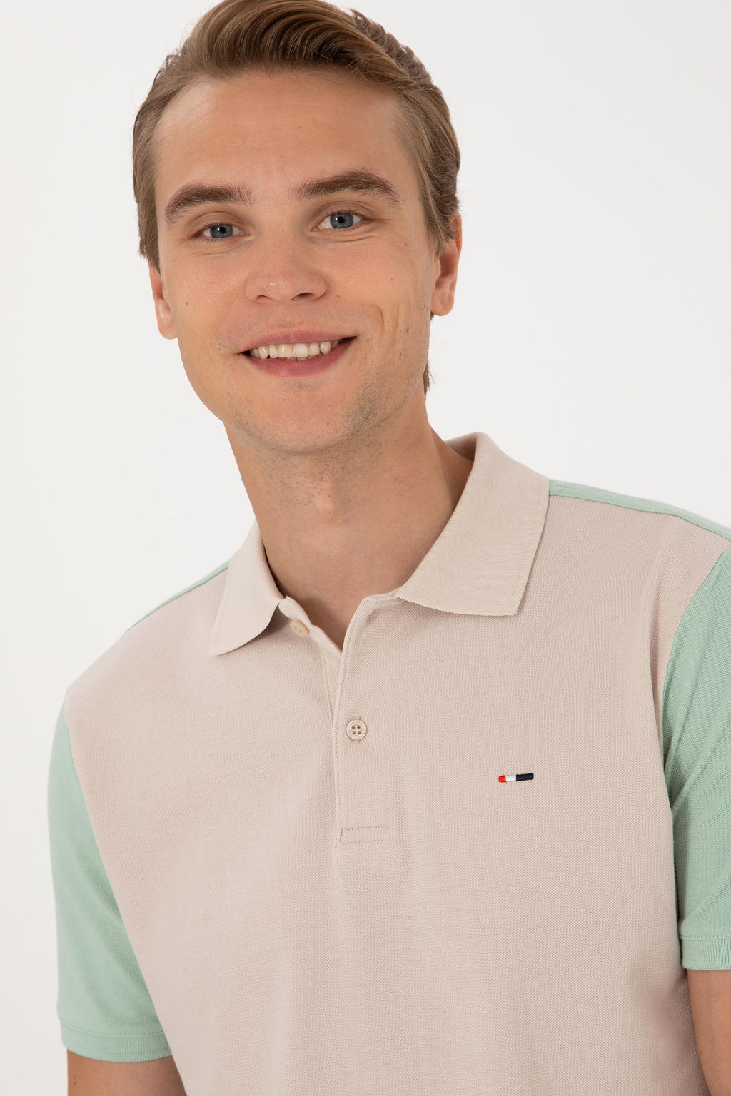 Erkek Regular Fit Su Ye_ili Polo Yaka Ti__rt Sepette S_rpriz _ndirim - U.s. polo assn фото 2