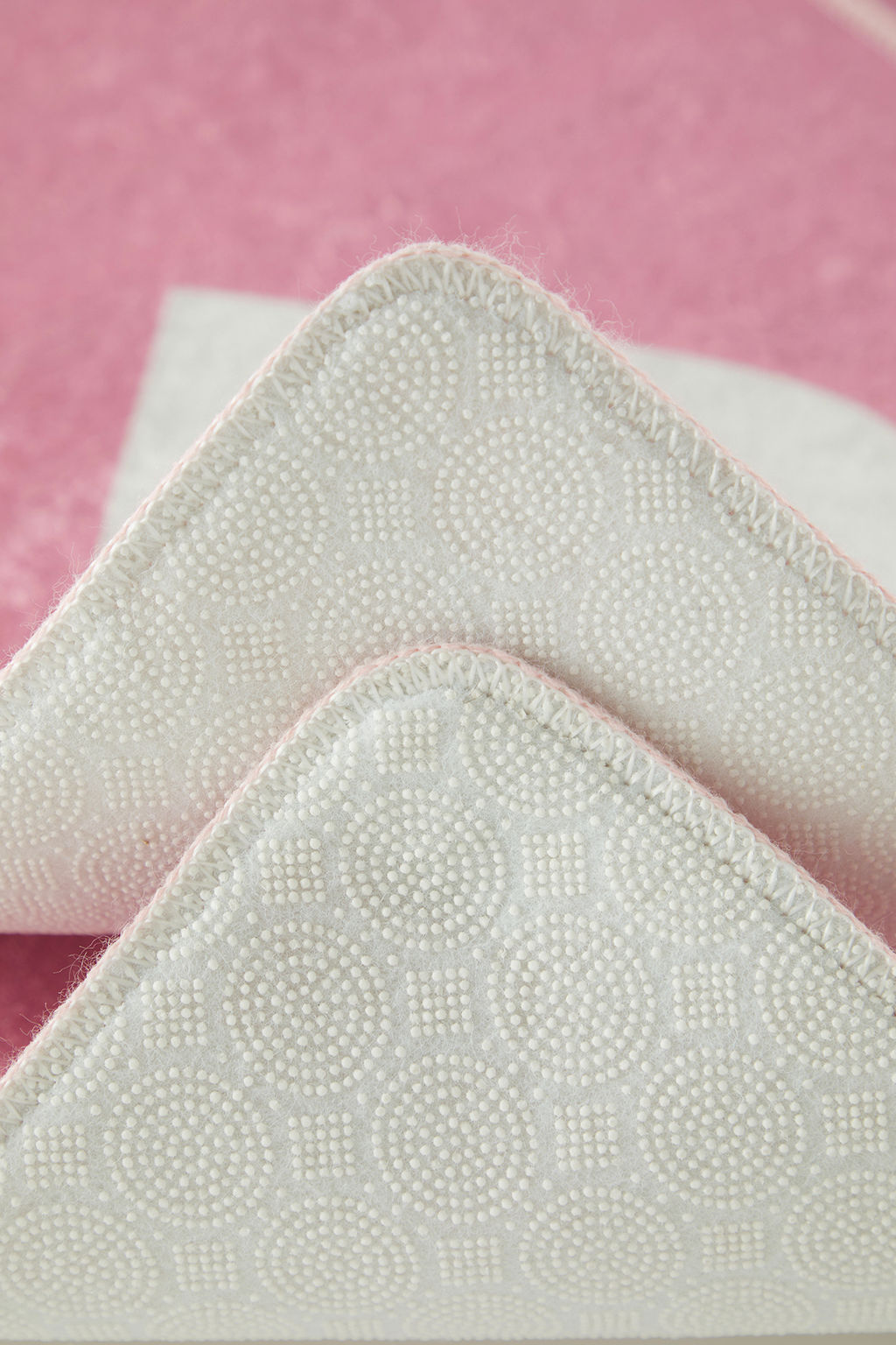 Trendyolmilla Home 2li Kalp Bask?l? Kayd?rmaz Tabanl? Banyo Paspas Seti TPHSS25BPS00012  фото 4