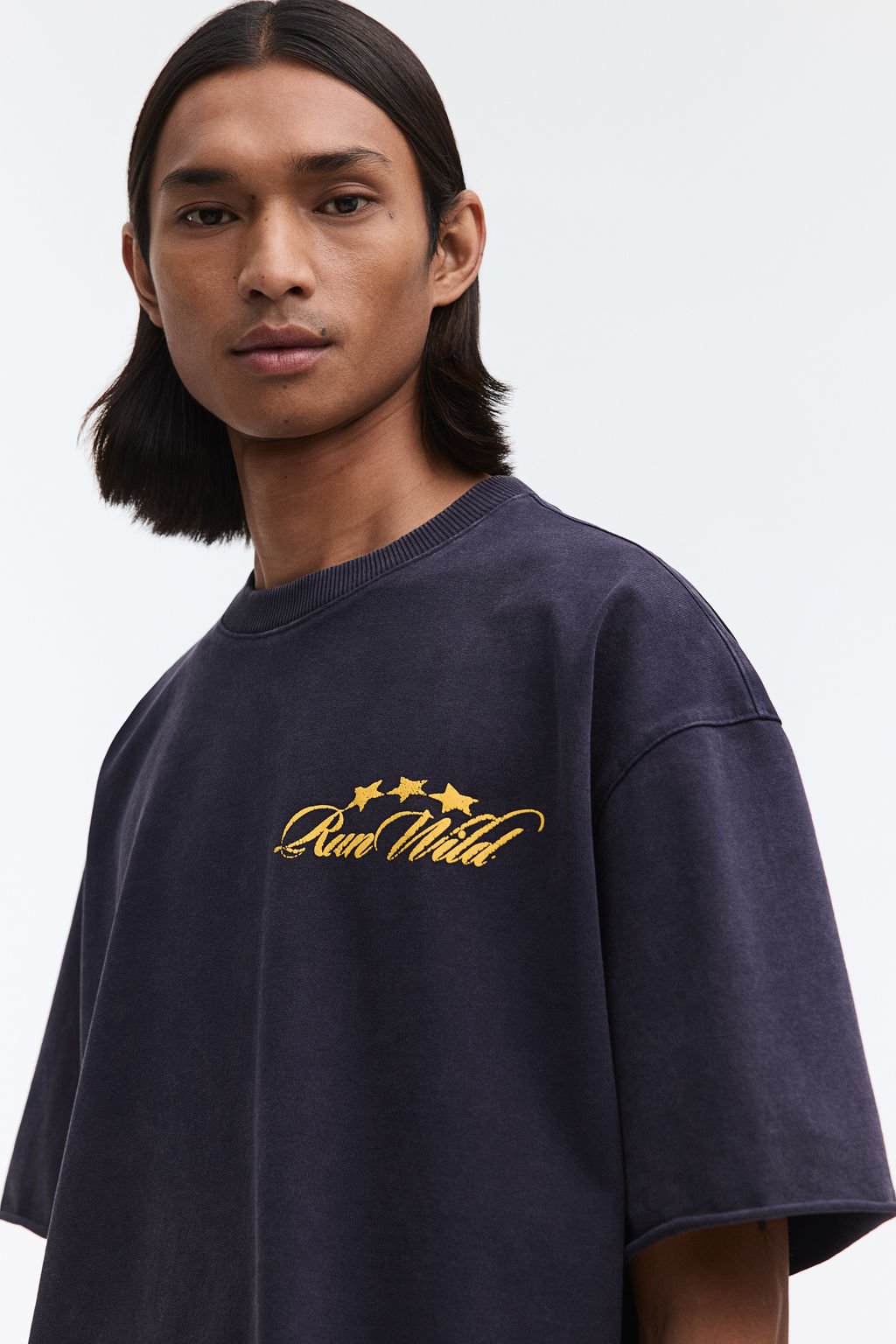 Camiseta boxy Oversized Fit - H&m фото 6