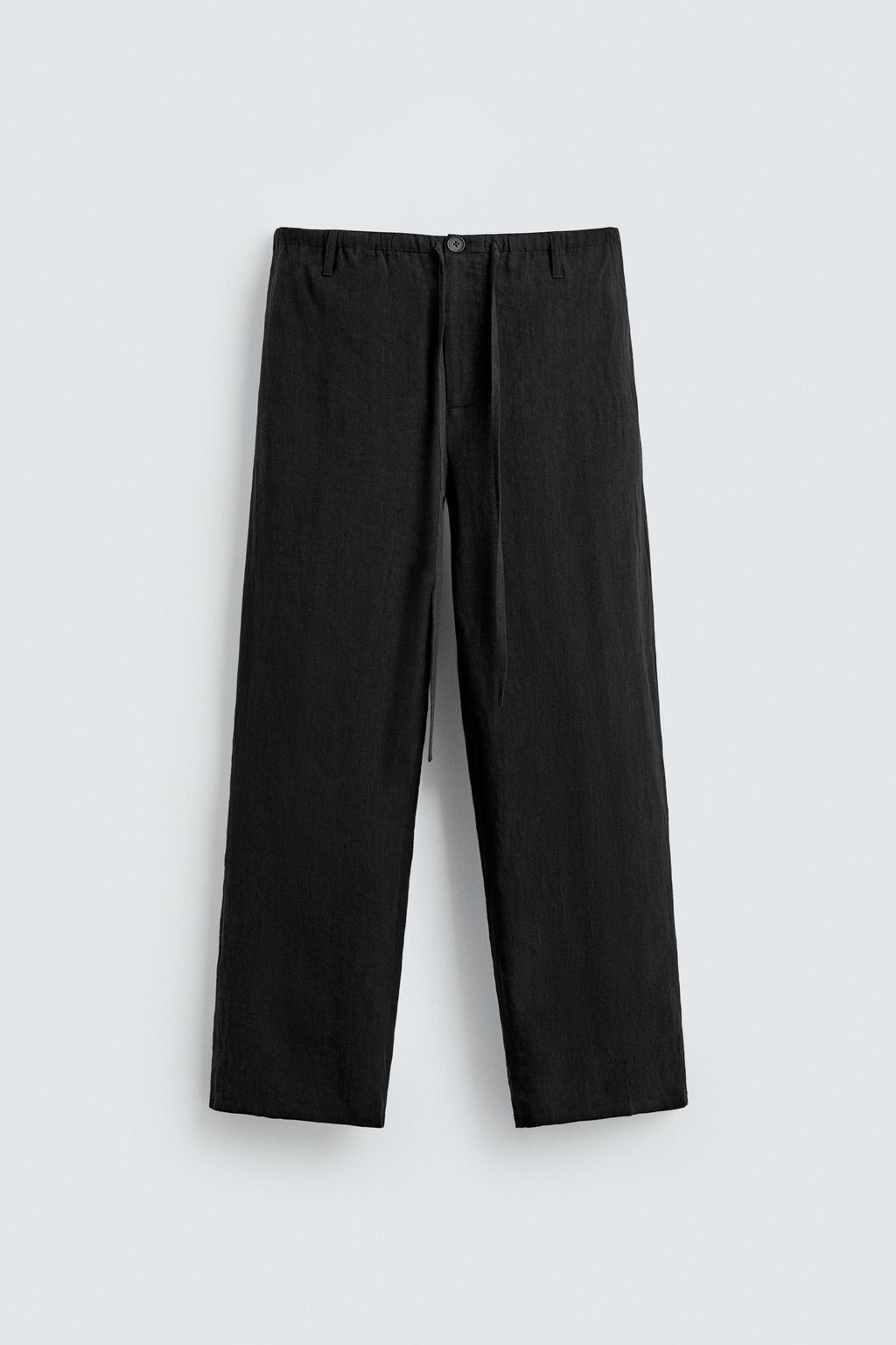 100% LINEN RELAXED FIT TROUSERS - Zara фото 7
